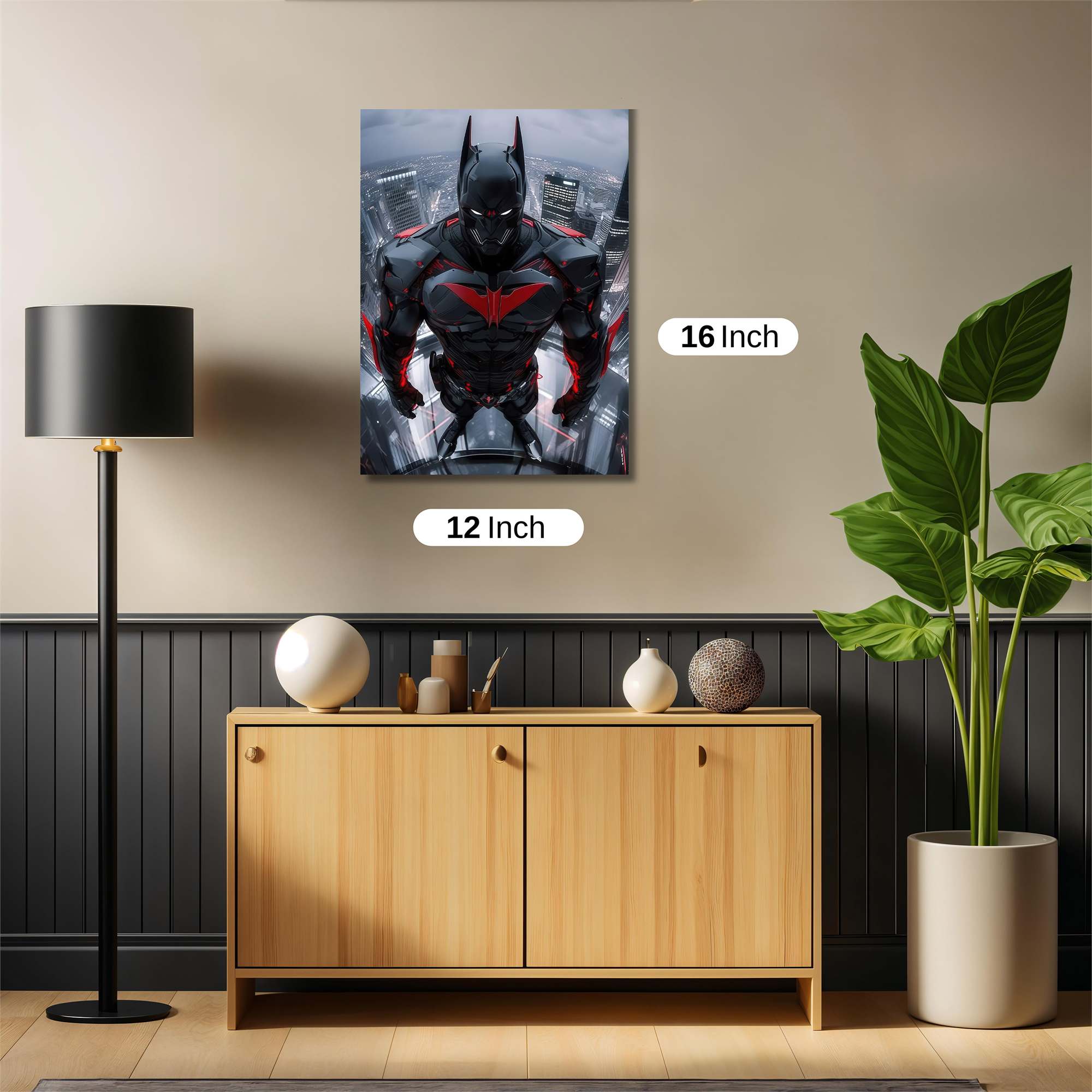 Batman Intense Safe Wall Magnetic / M