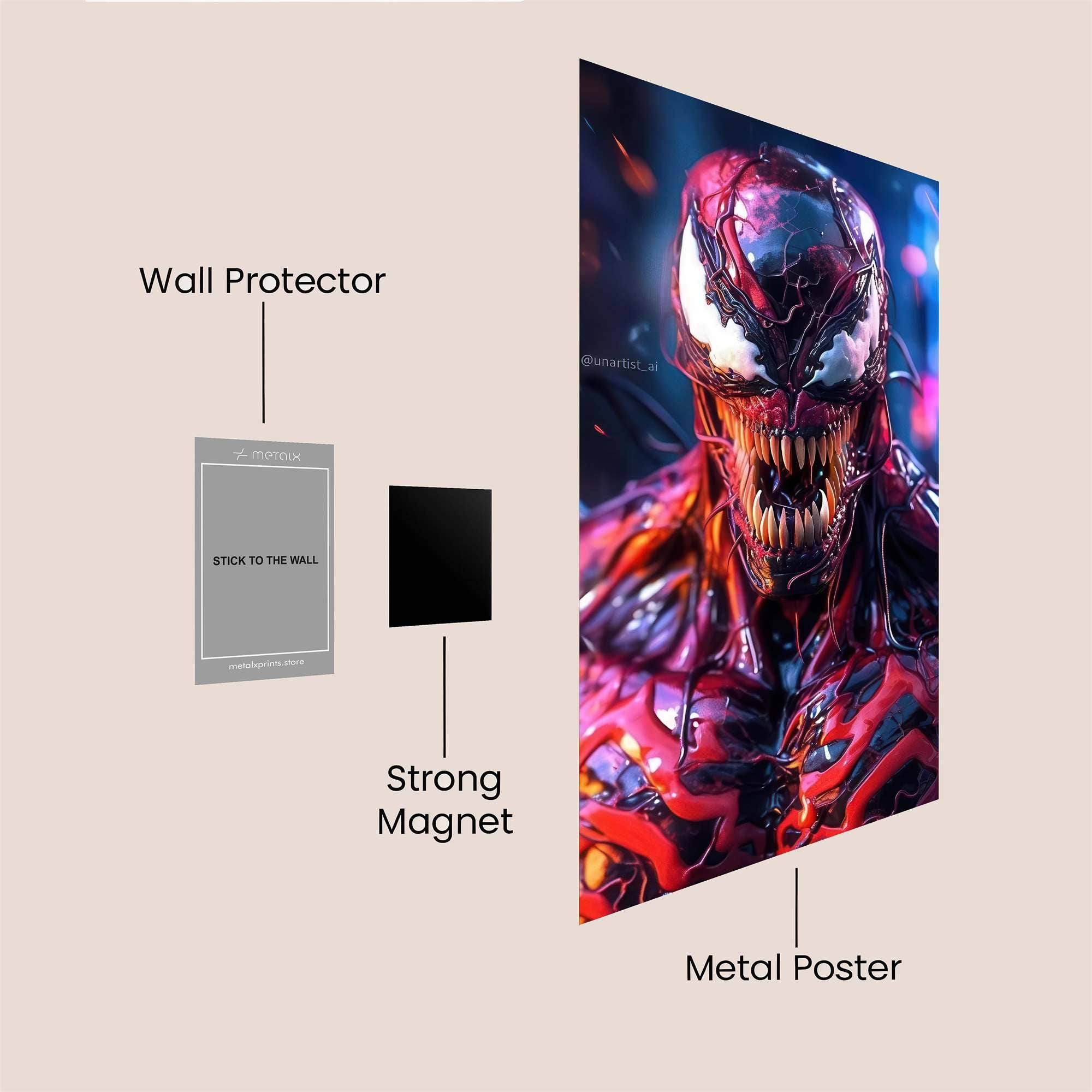 Carnage Unleashed Safe Wall Magnetic / M
