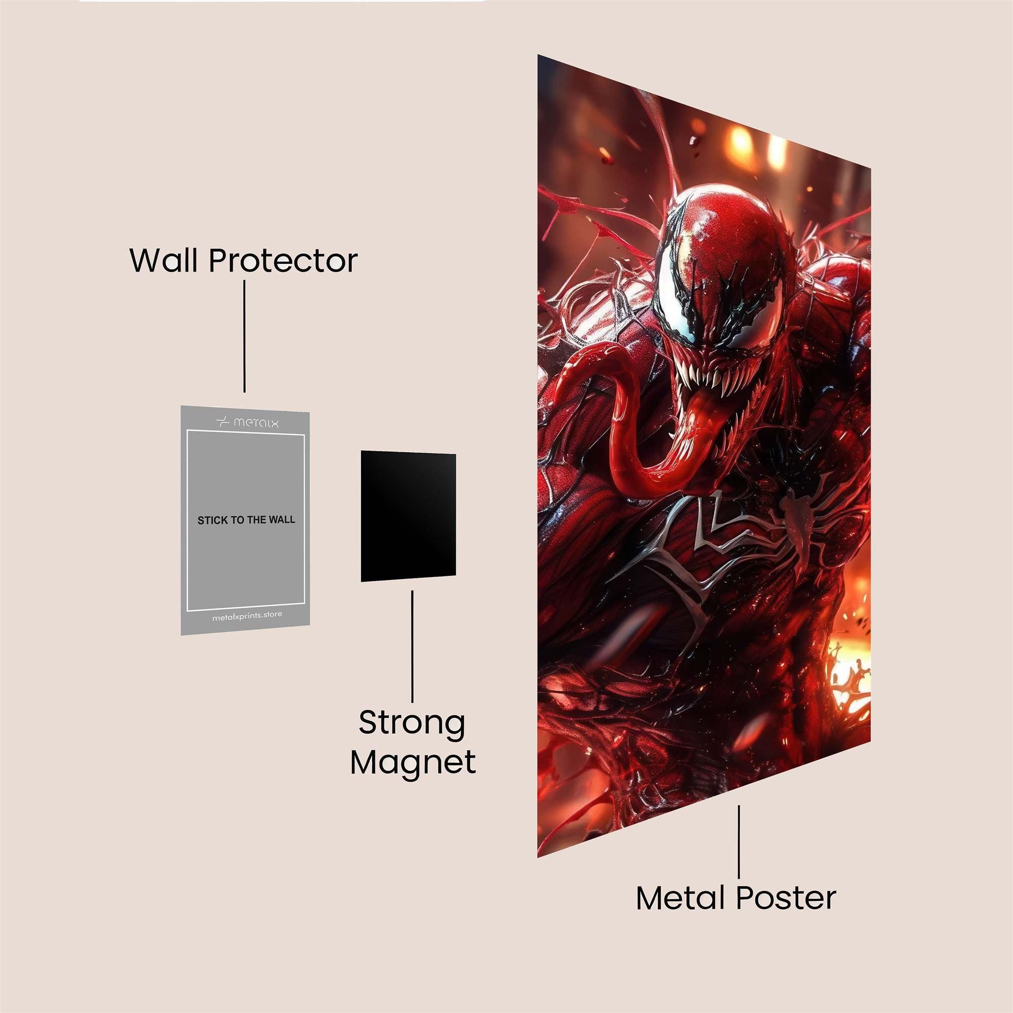 Carnage Chaos Safe Wall Magnetic / M