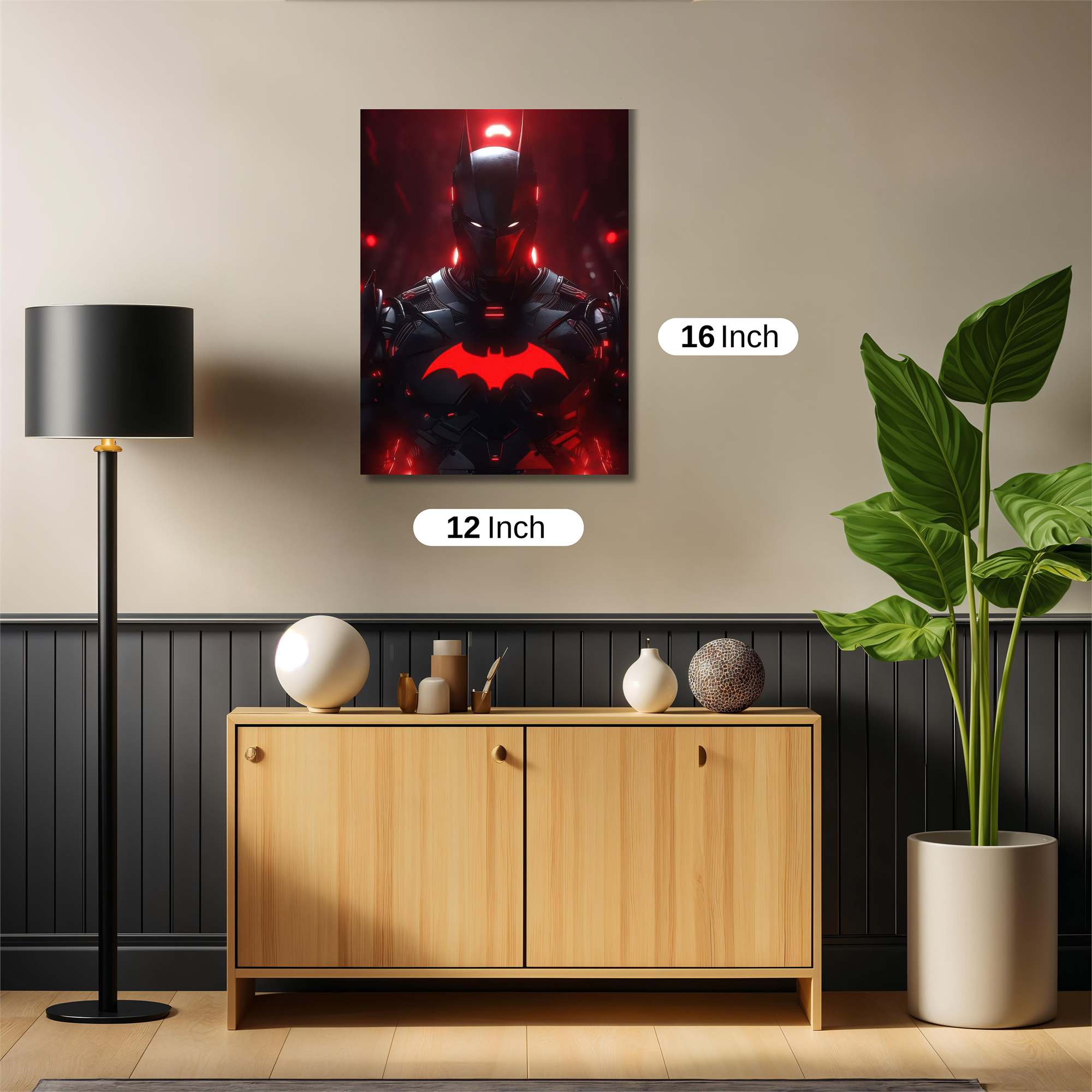 Batman Inferno Safe Wall Magnetic / M