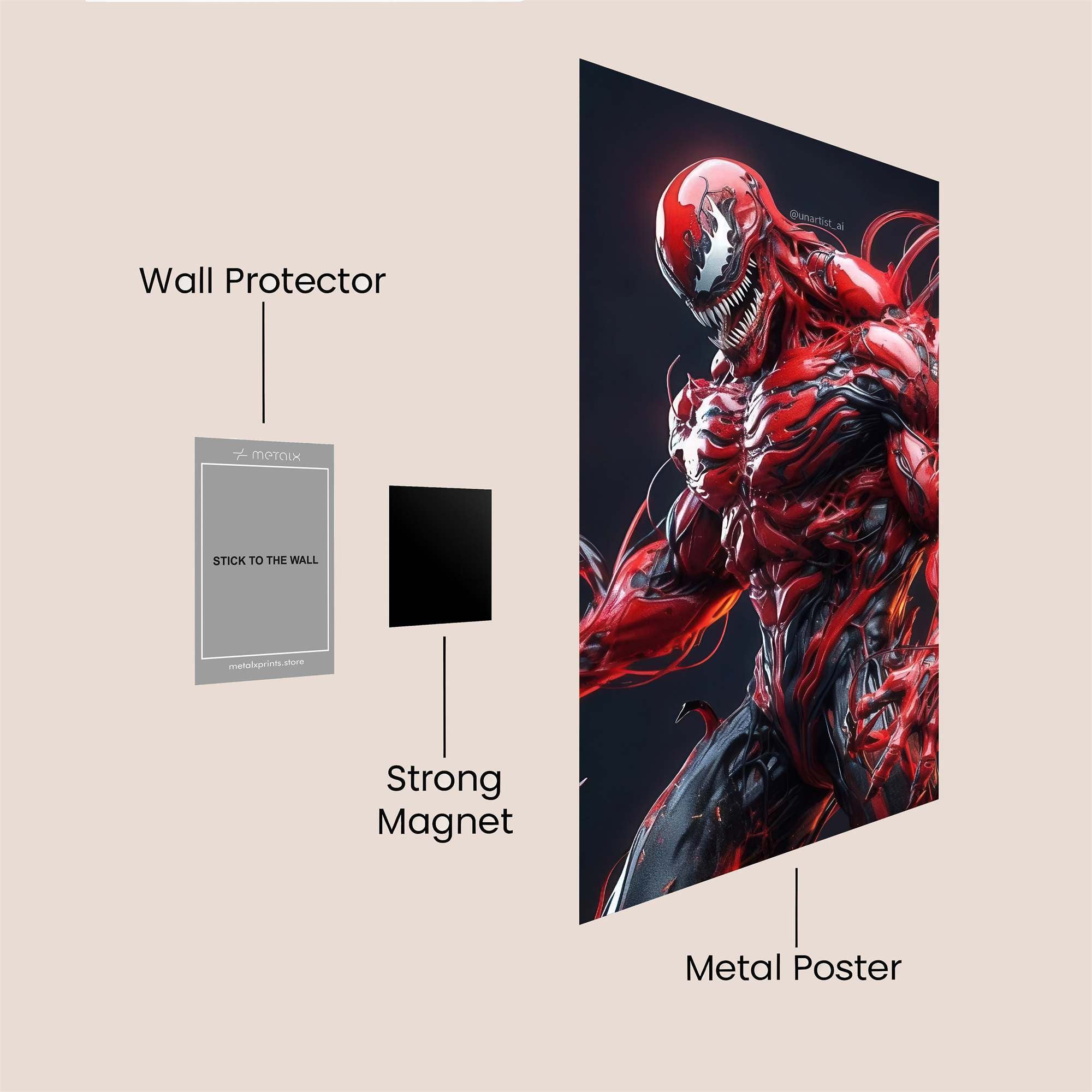Carnage Unleashed Safe Wall Magnetic / M