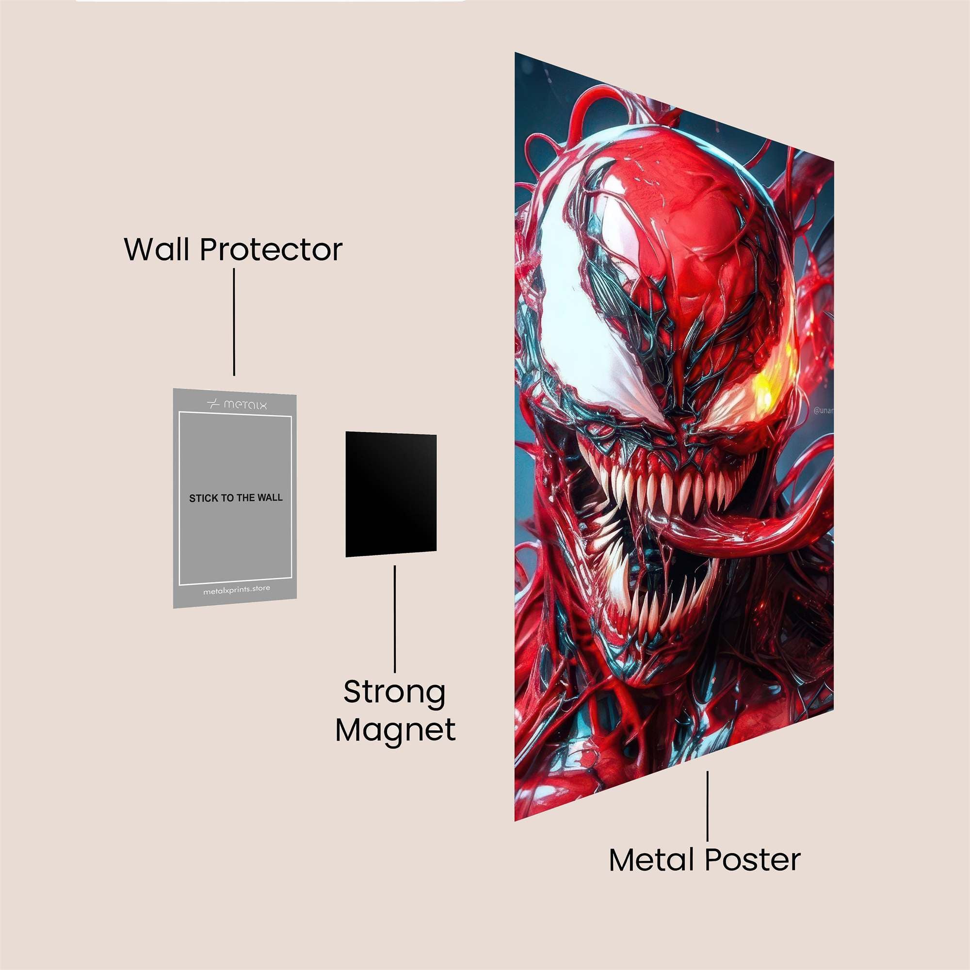 Carnage Unleashed Safe Wall Magnetic / M