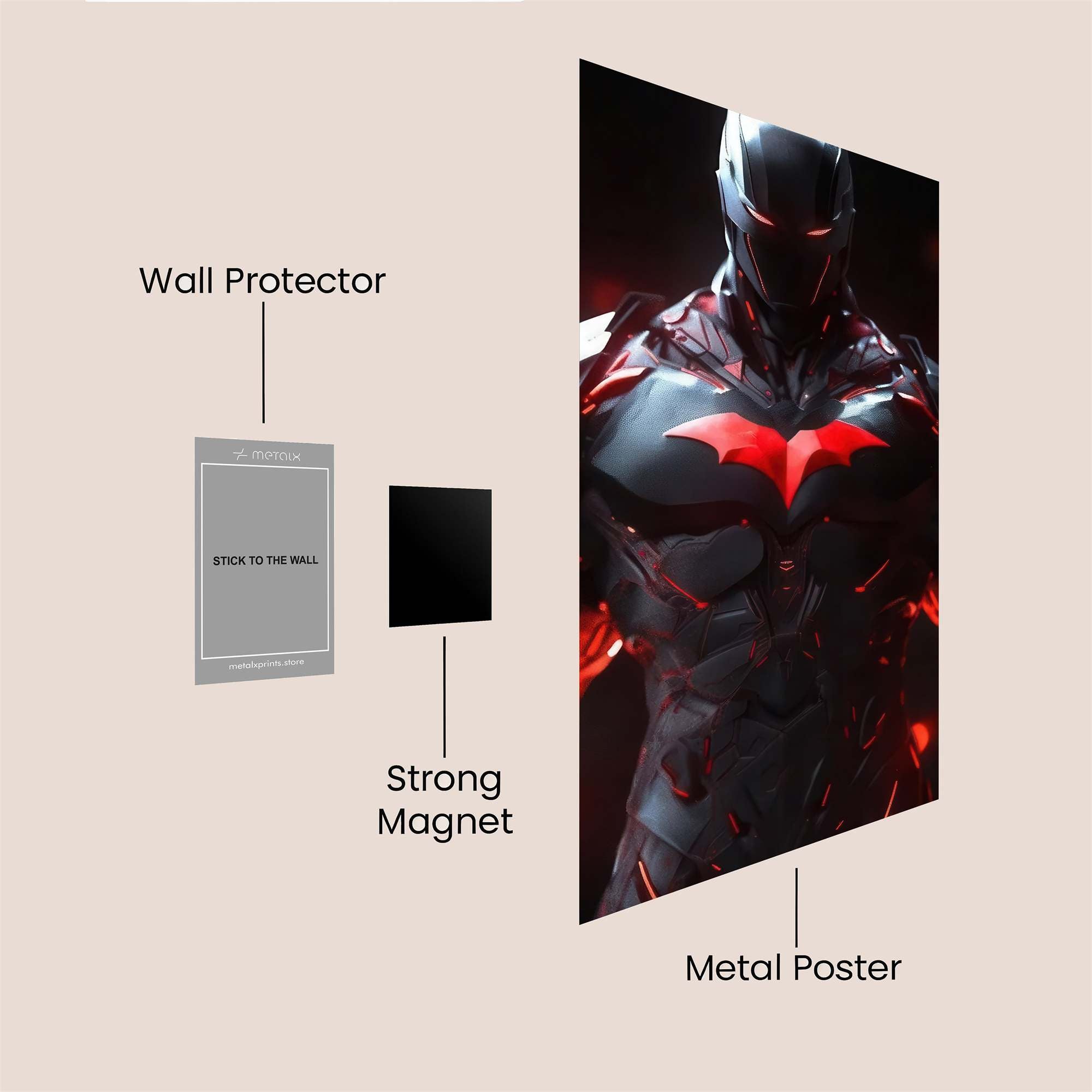 Knight Inferno Safe Wall Magnetic / M