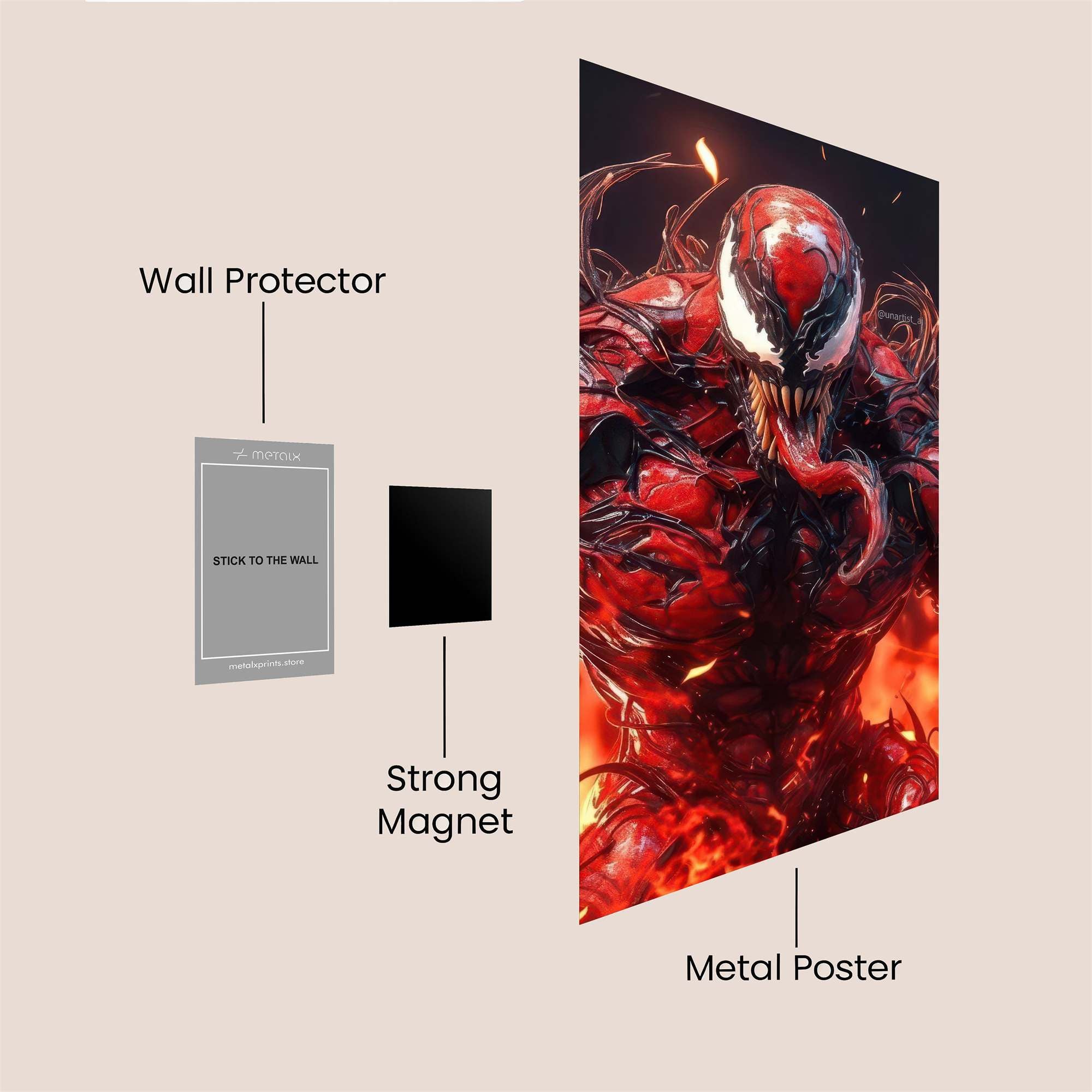 Carnage Chaos Safe Wall Magnetic / M