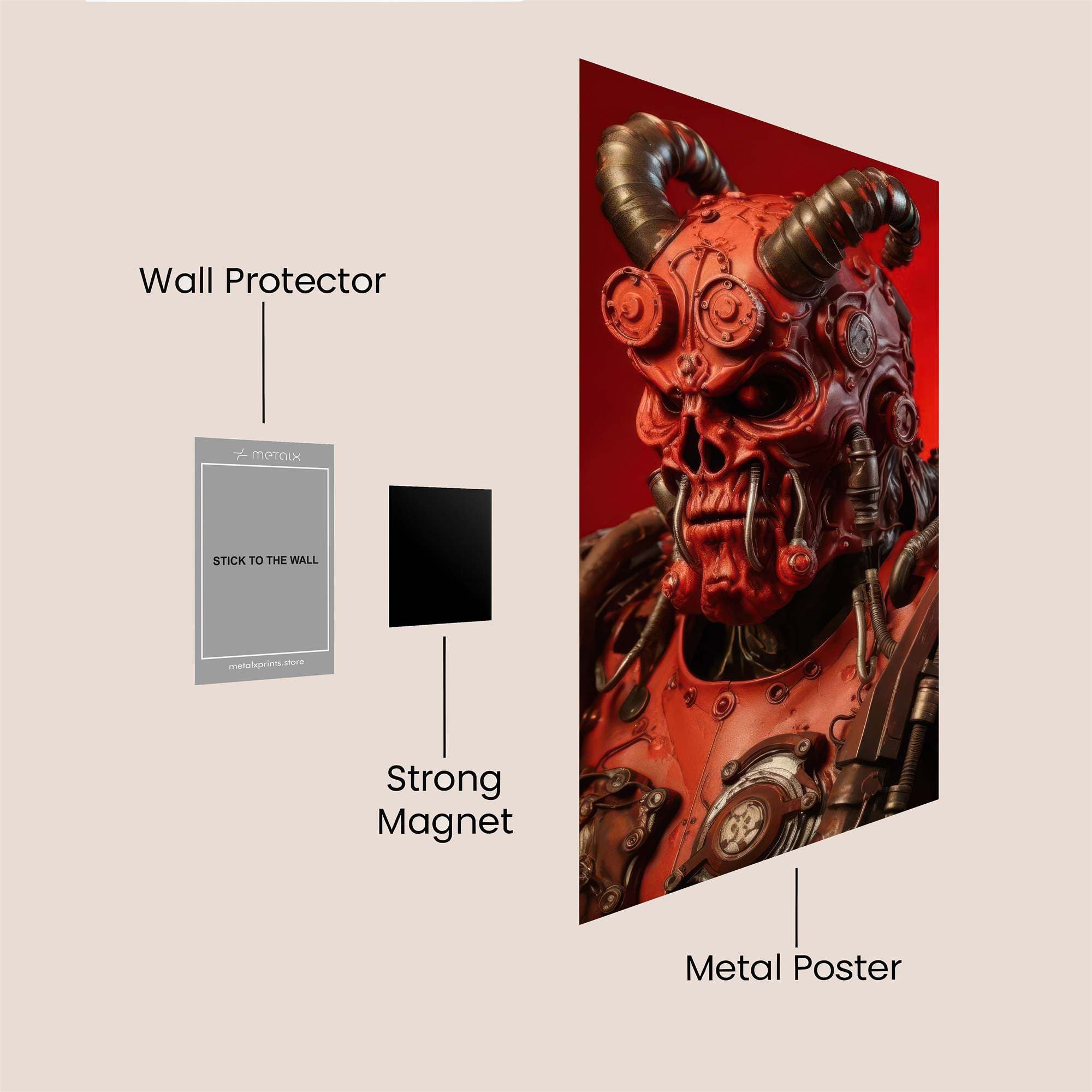 Mephisto Menace Safe Wall Magnetic / M