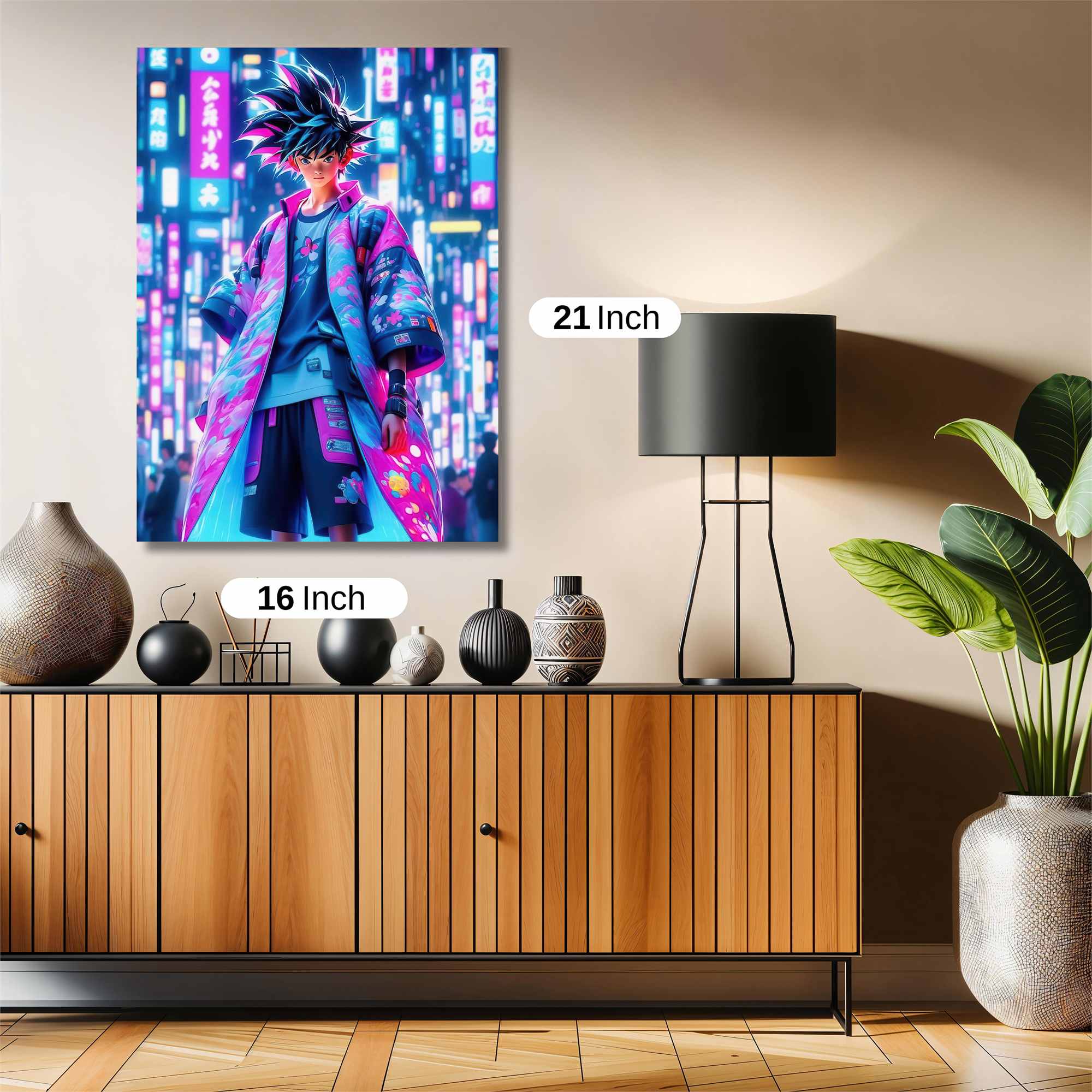 Goku Cyberpunk Safe Wall Magnetic / M