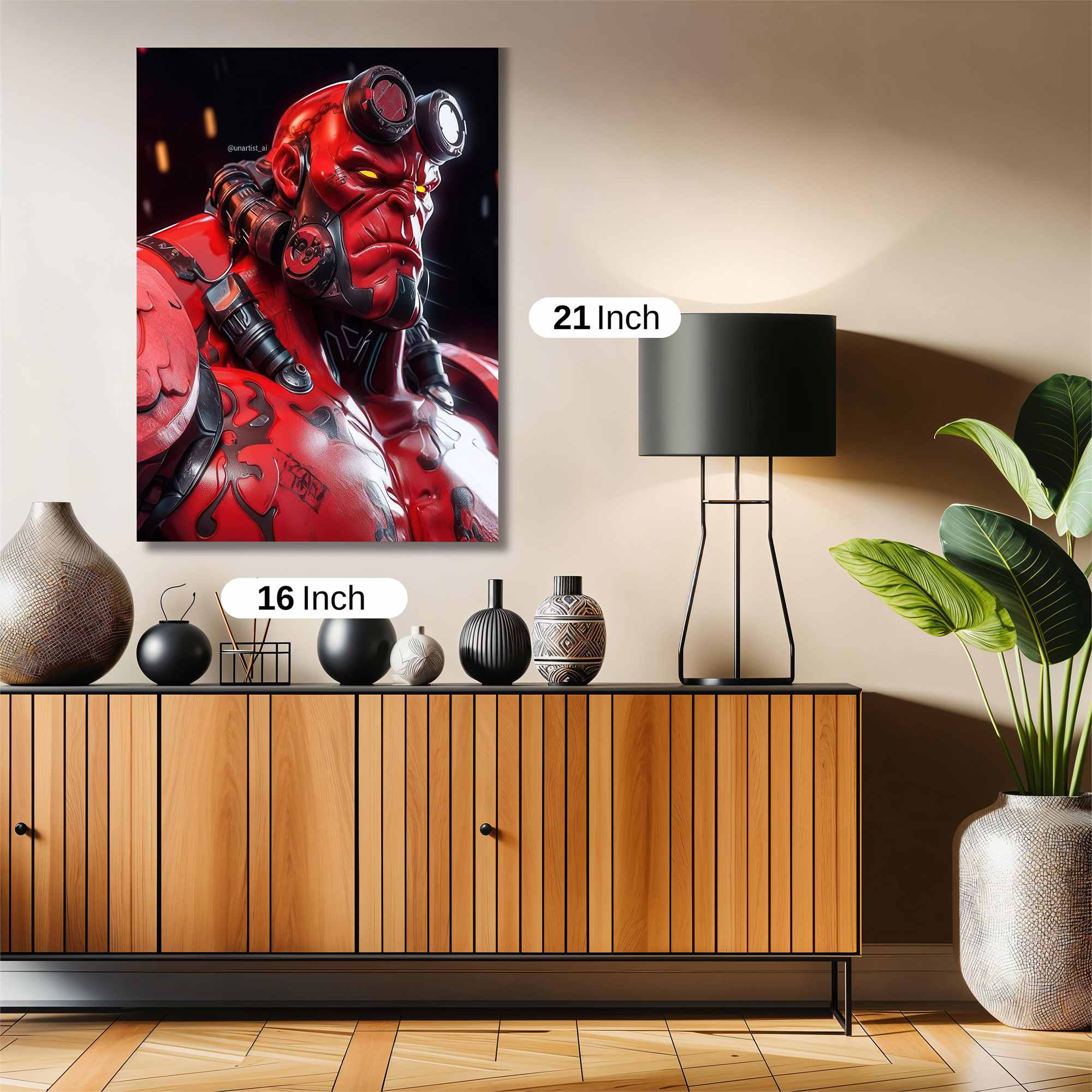 Hellboy Intense Safe Wall Magnetic / M
