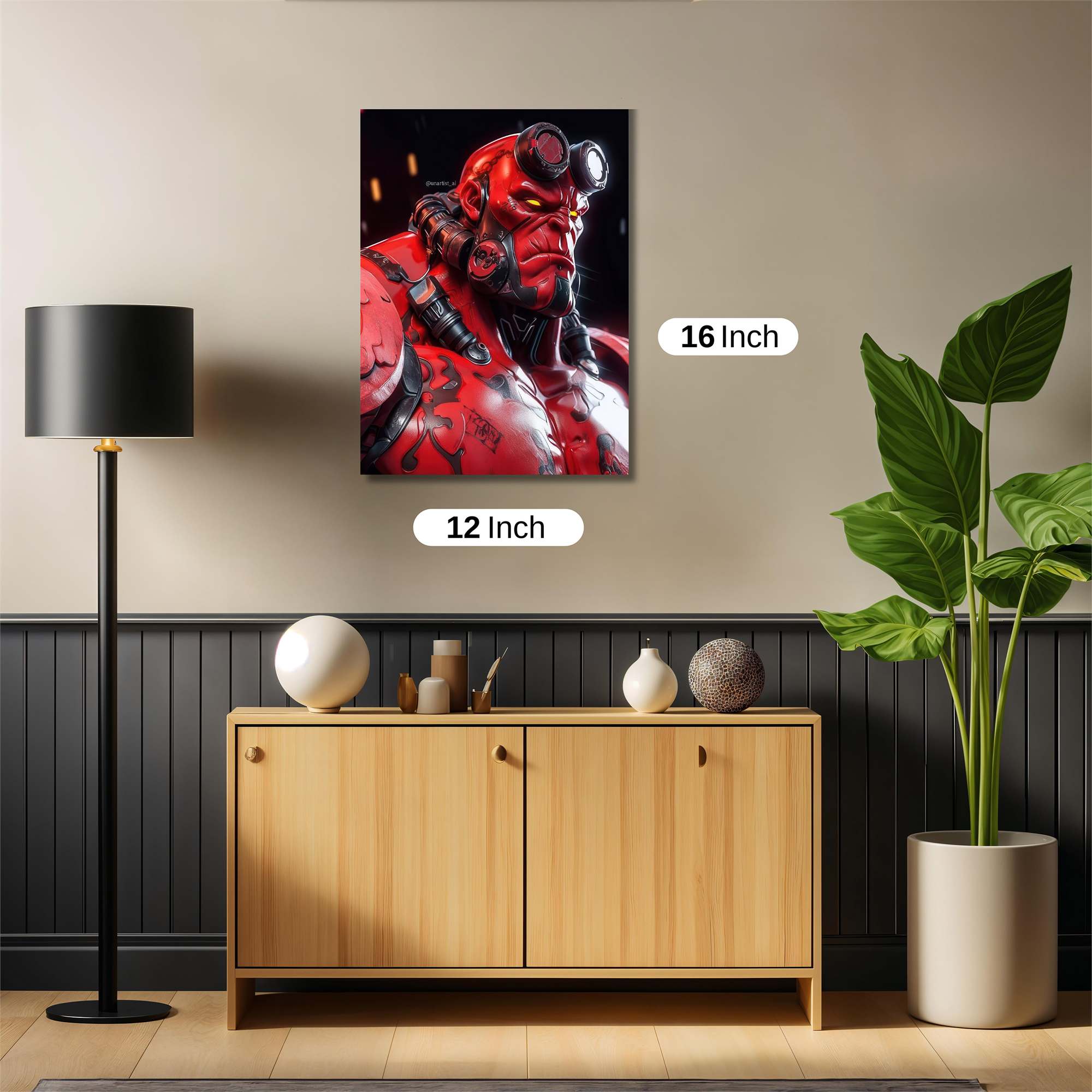 Hellboy Intense Safe Wall Magnetic / M