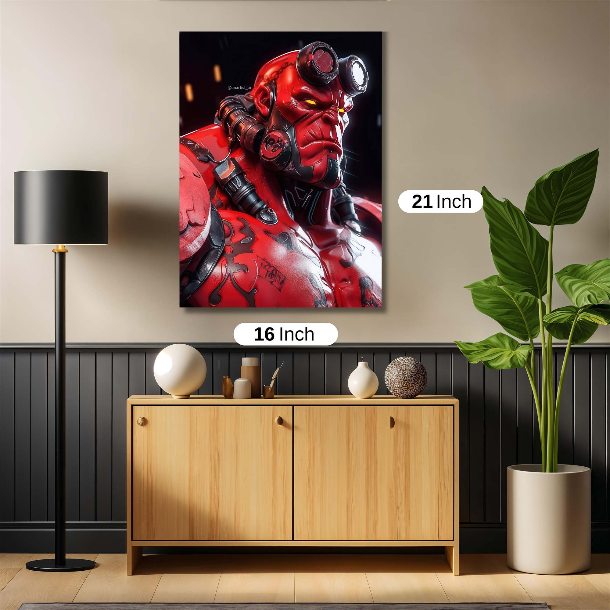 Hellboy Intense Safe Wall Magnetic / M