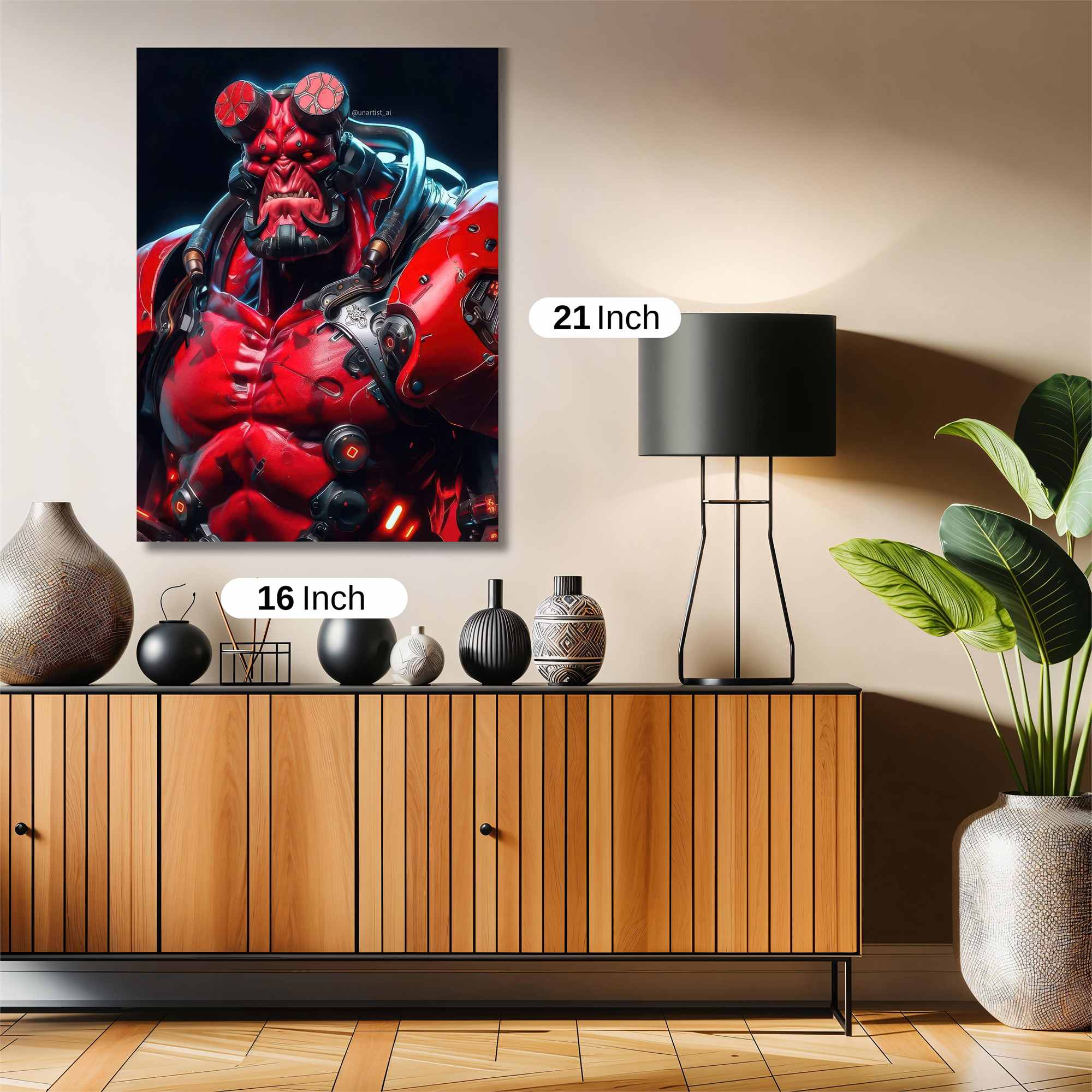 Hellboy Intense Safe Wall Magnetic / M