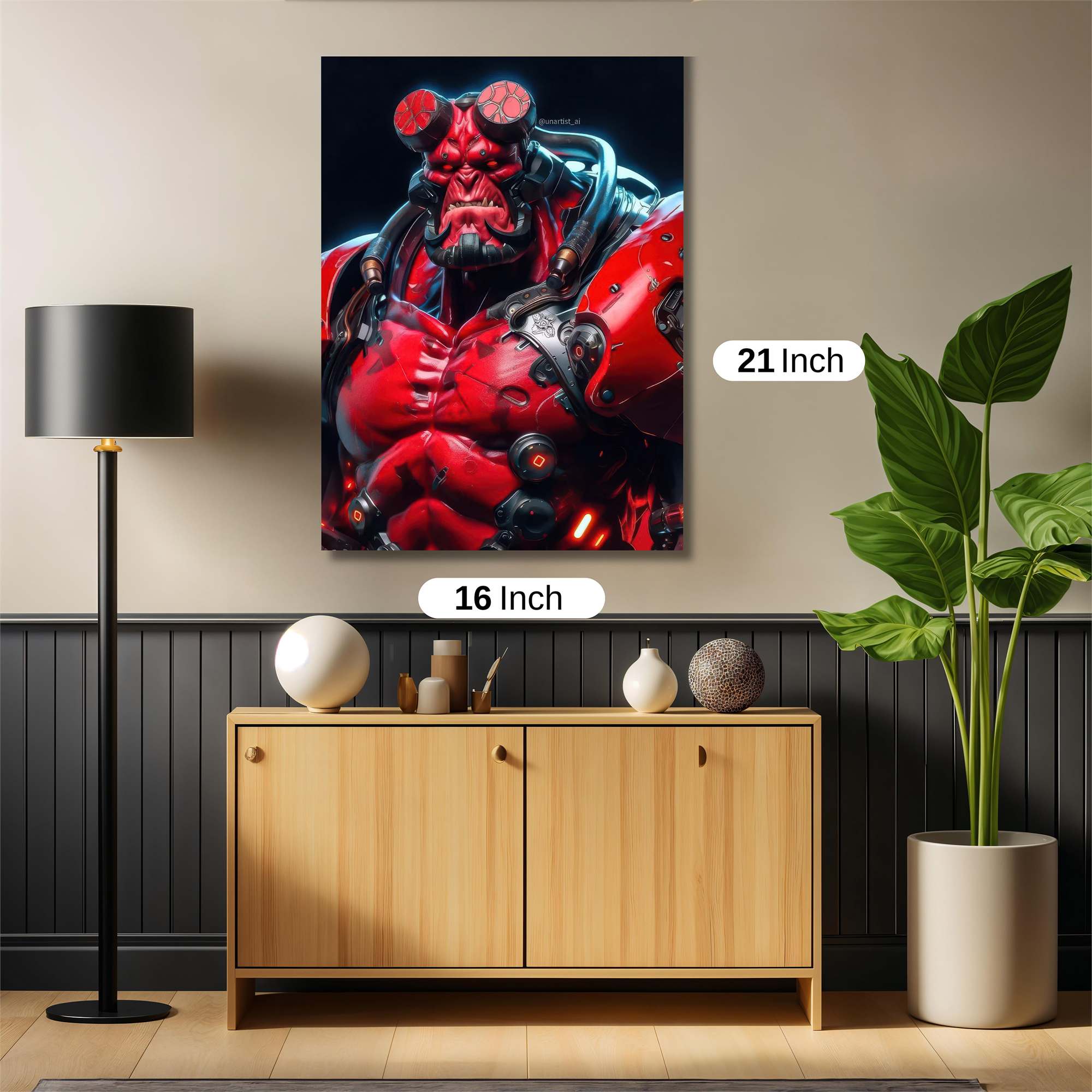 Hellboy Intense Safe Wall Magnetic / M