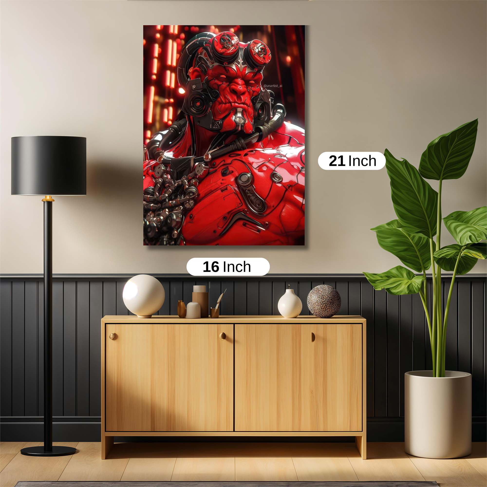 Hellboy Intense Safe Wall Magnetic / M