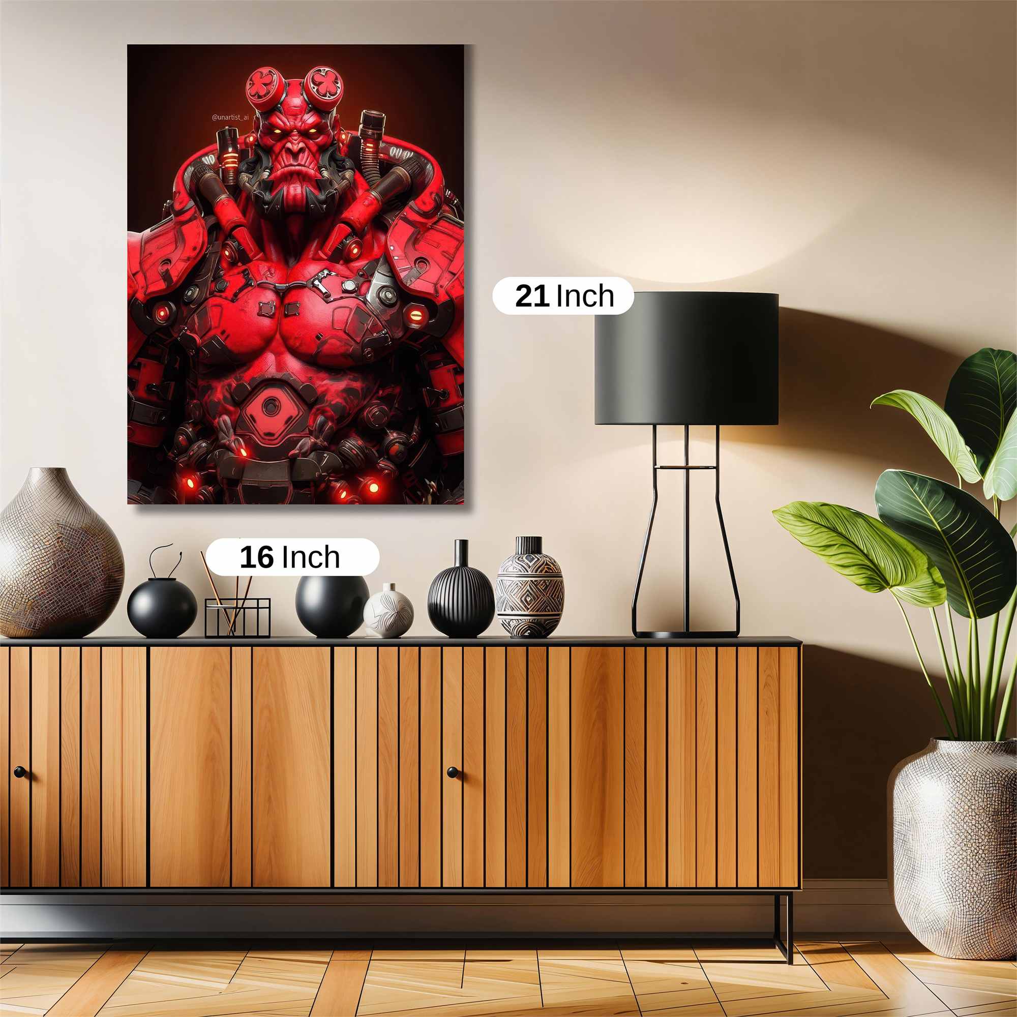 Hellboy Intense Safe Wall Magnetic / M