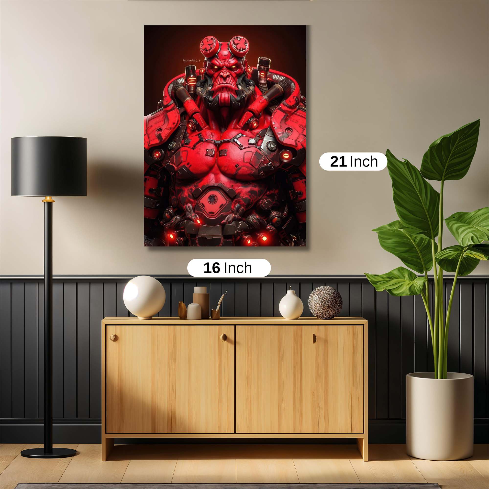 Hellboy Intense Safe Wall Magnetic / M