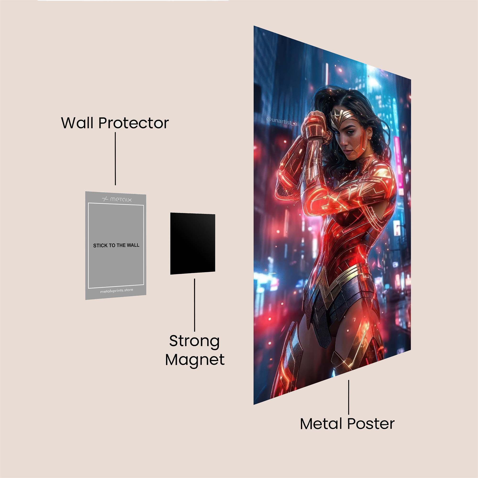 Wonder Radiance Safe Wall Magnetic / M