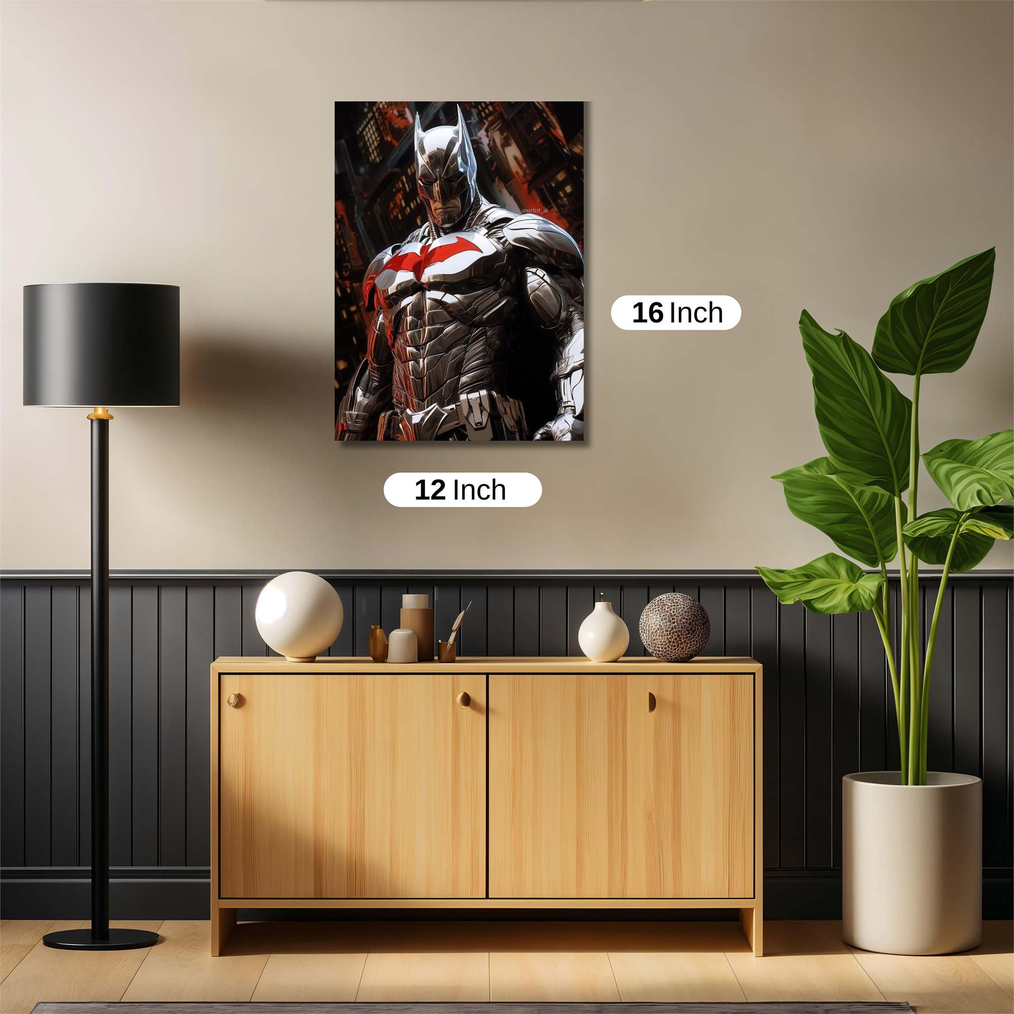 Batman Resolute Safe Wall Magnetic / M