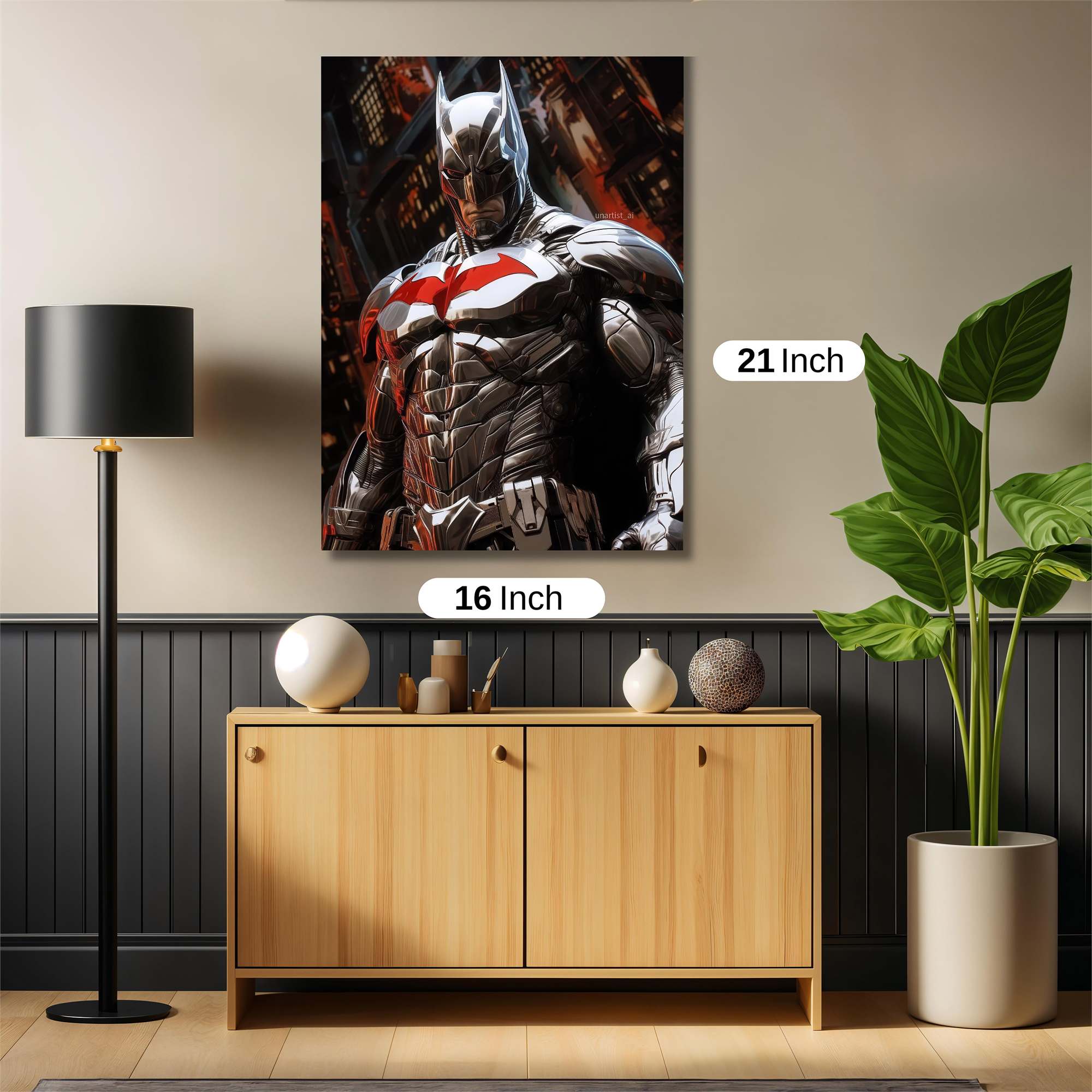 Batman Resolute Safe Wall Magnetic / M