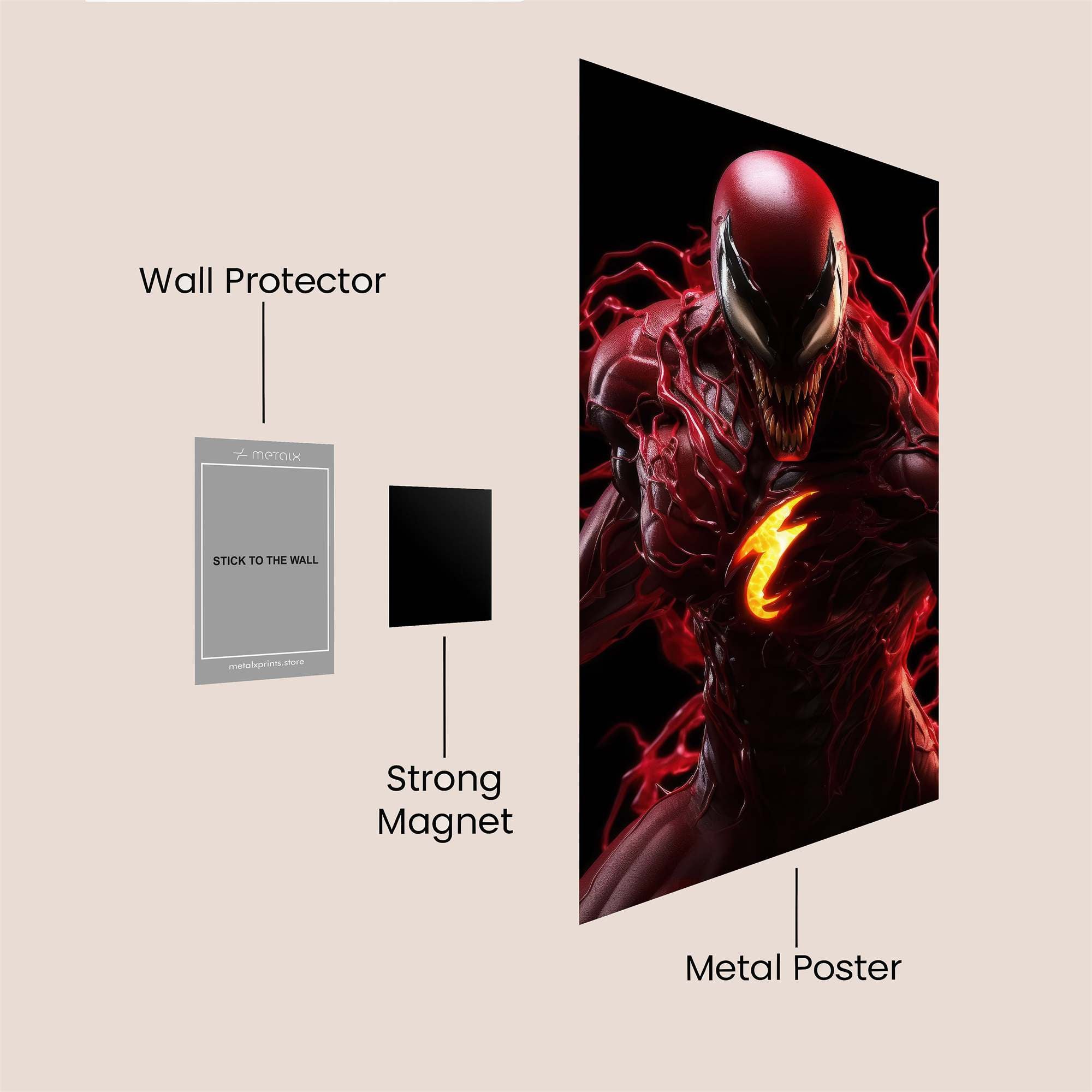 Carnage Unleashed Safe Wall Magnetic / M