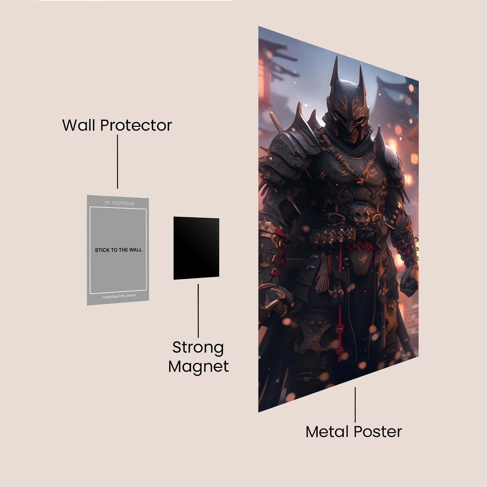 Batman Serenity Safe Wall Magnetic / M