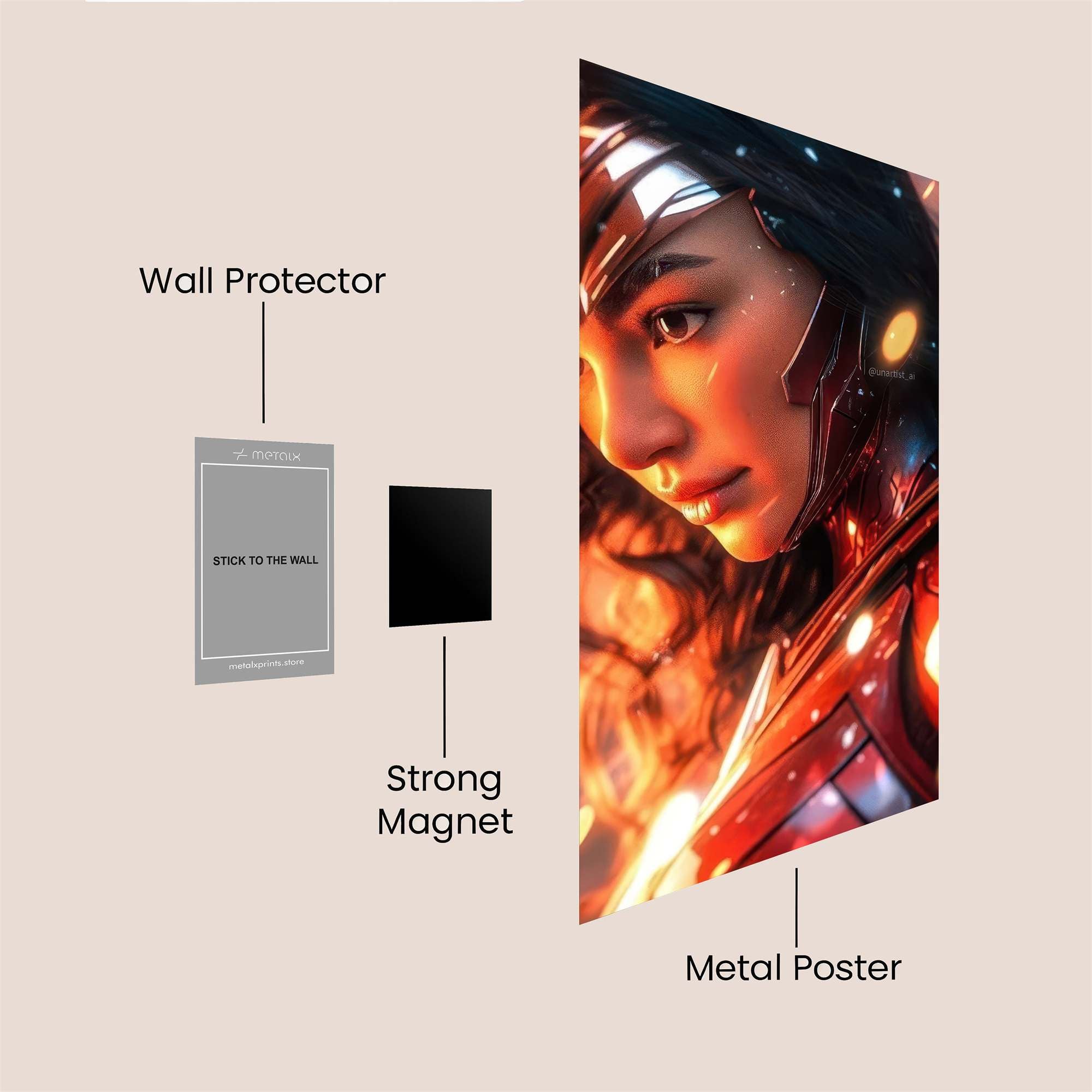 Wonder Radiant Safe Wall Magnetic / M