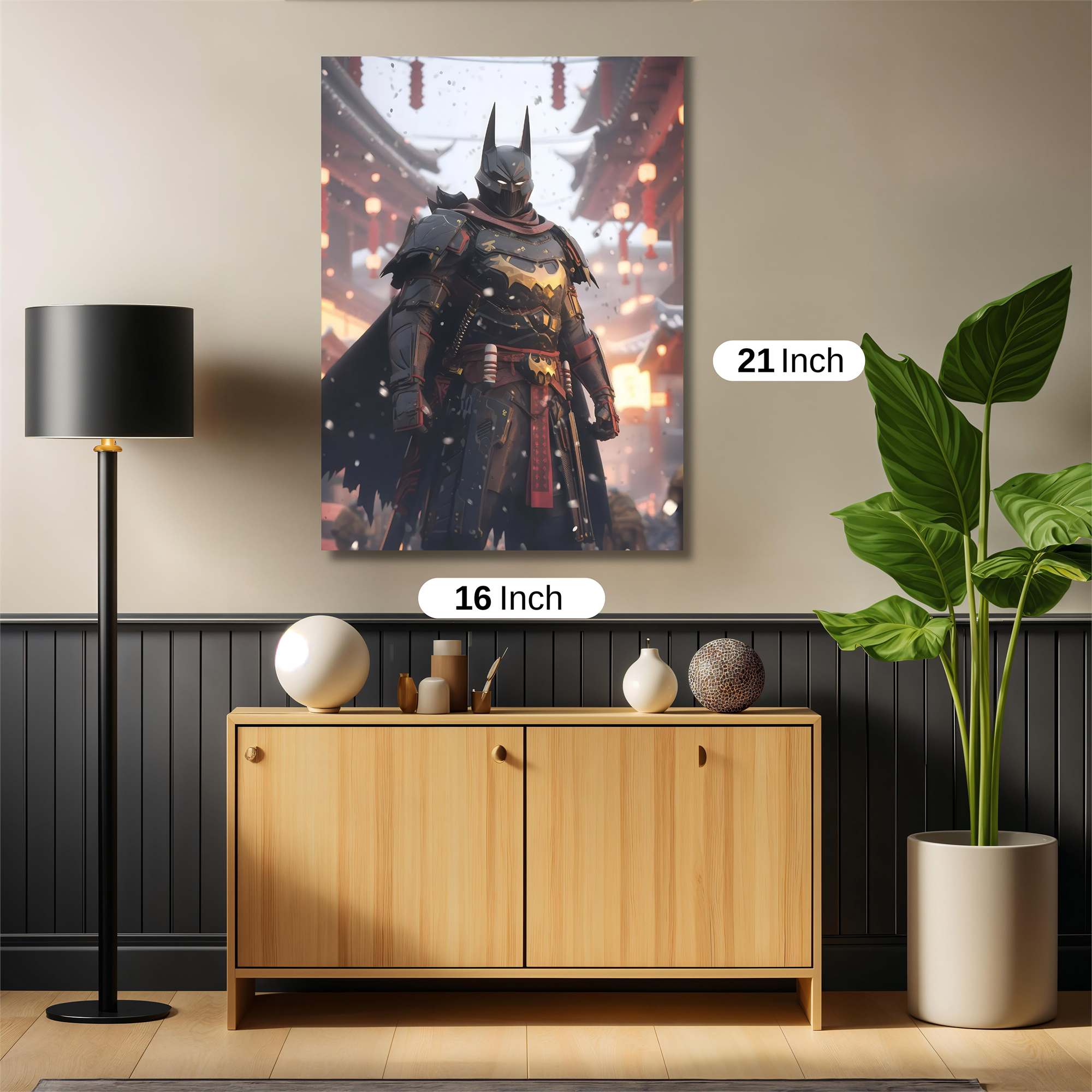 Samurai Batman Safe Wall Magnetic / M