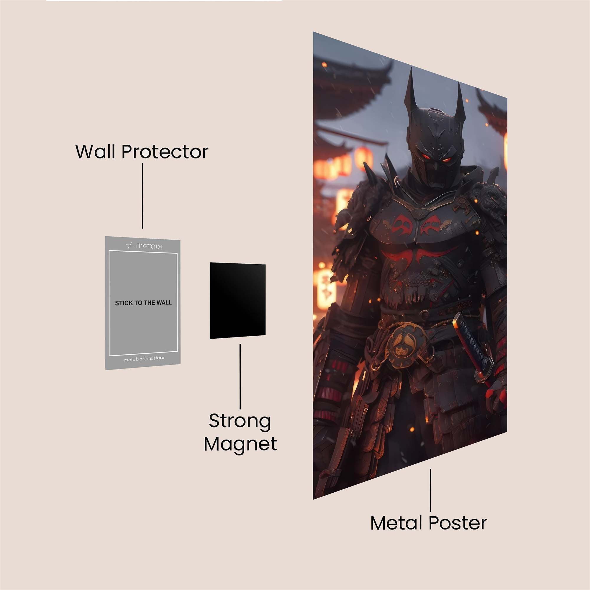 Batman Enigmatic Safe Wall Magnetic / M
