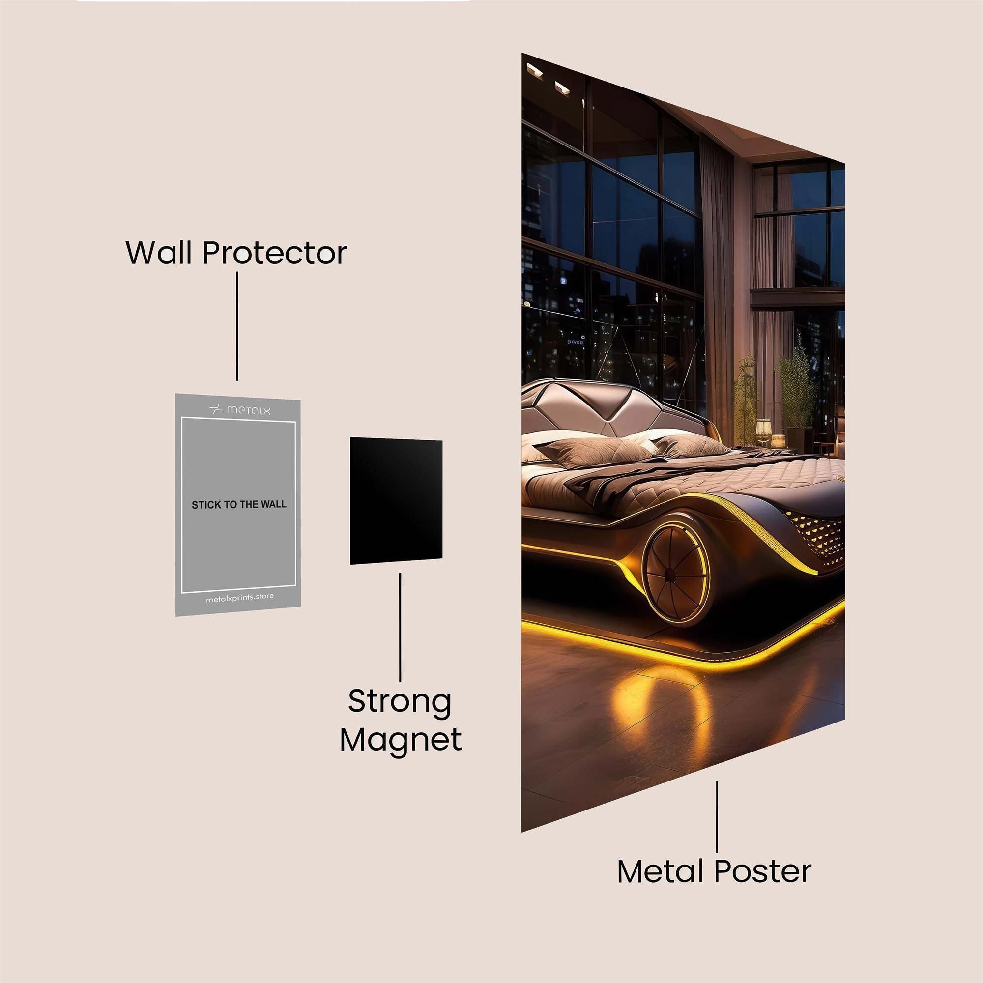 Mercedes Dream Safe Wall Magnetic / M