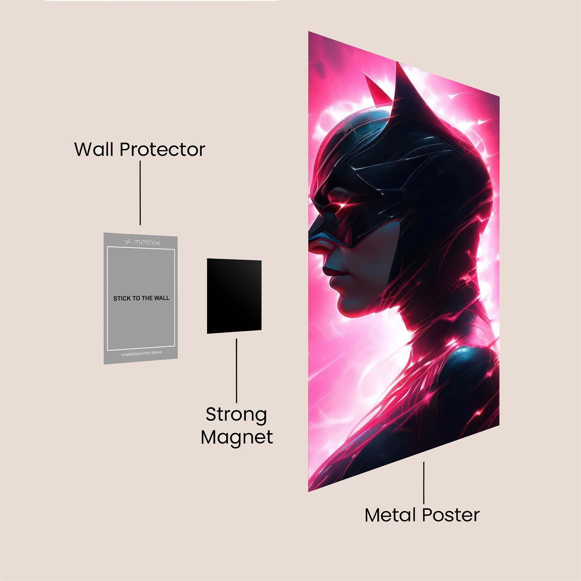 Batwoman Radiant Safe Wall Magnetic / M