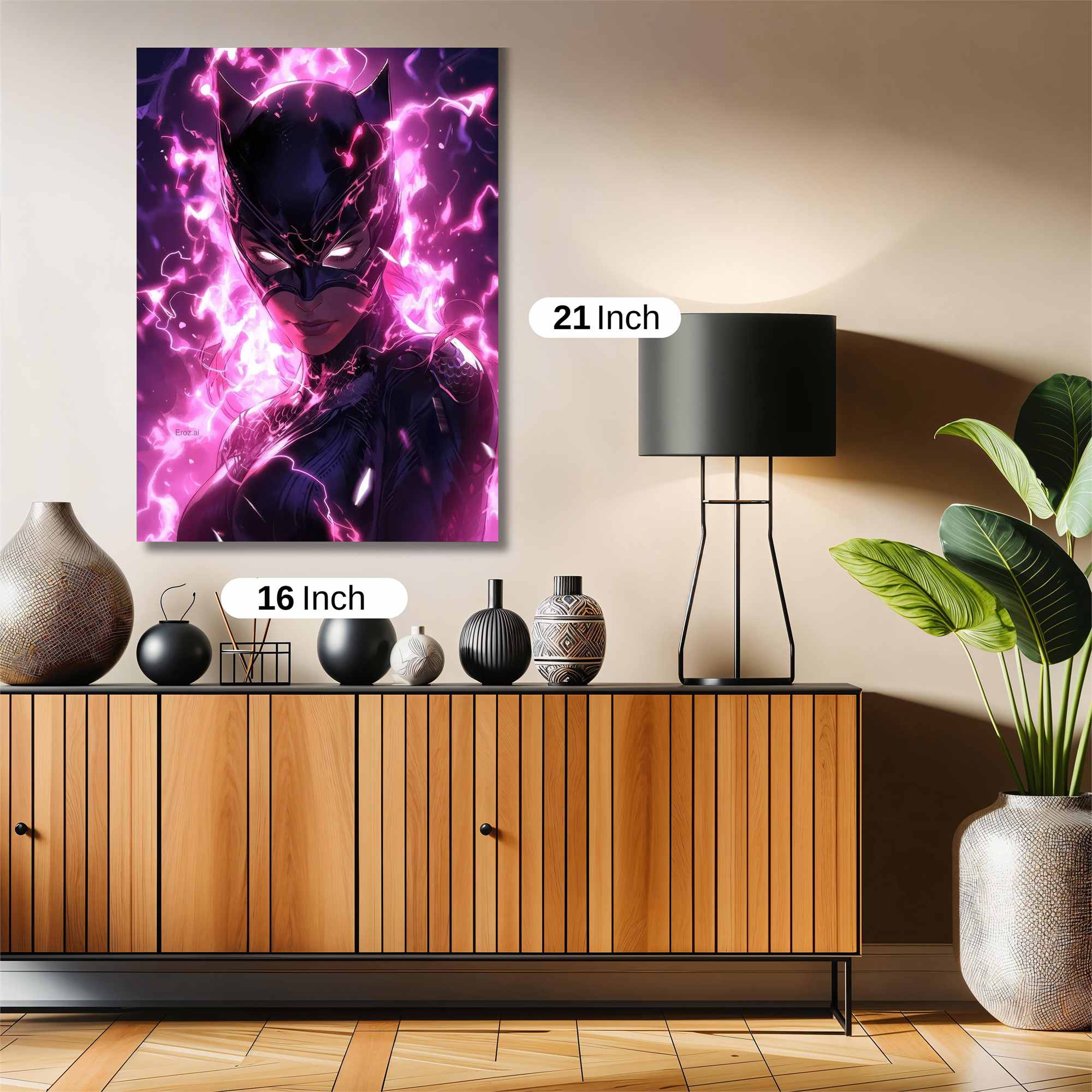 Catwoman Electrifying Safe Wall Magnetic / M