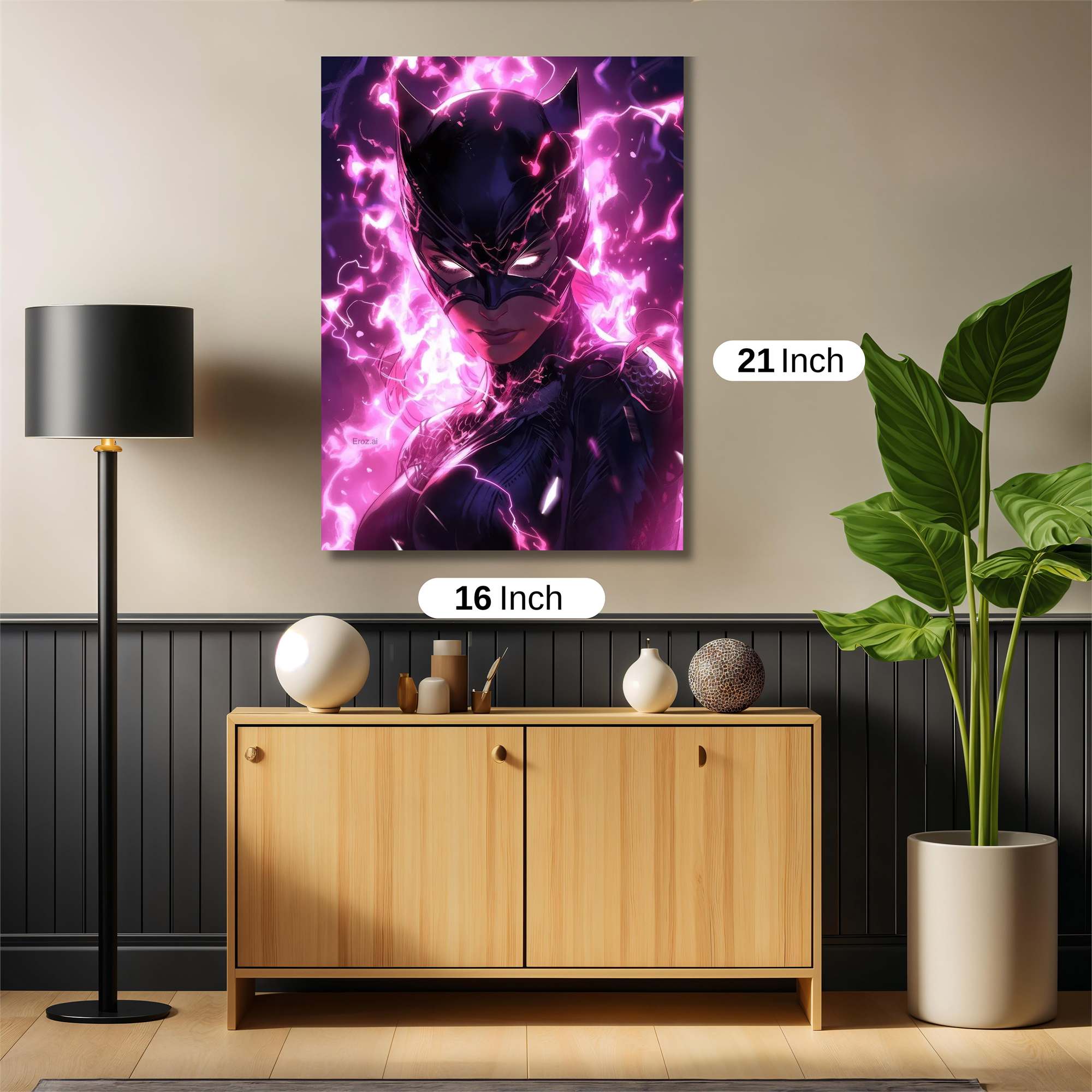 Catwoman Electrifying Safe Wall Magnetic / M