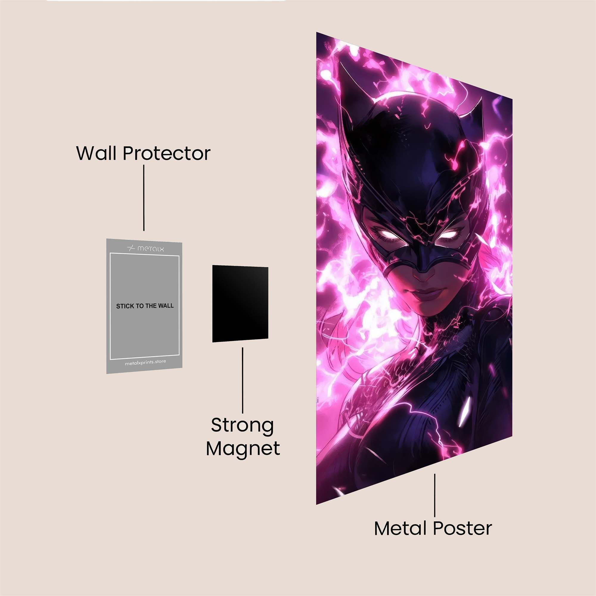 Catwoman Electrifying Safe Wall Magnetic / M