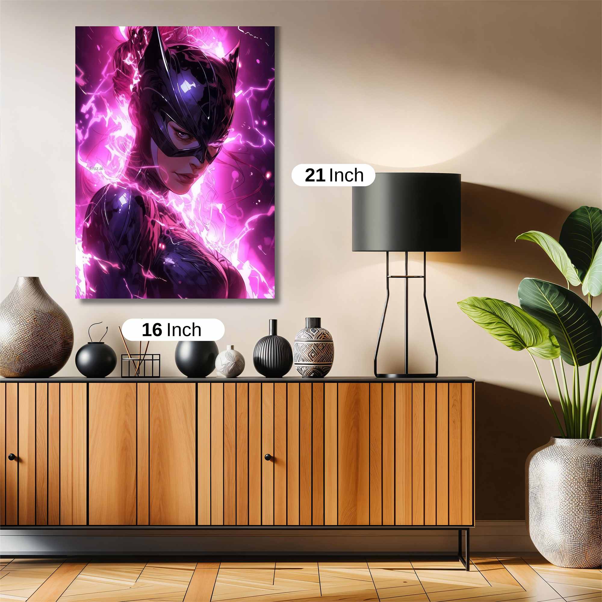 Catwoman Electrifying Safe Wall Magnetic / M