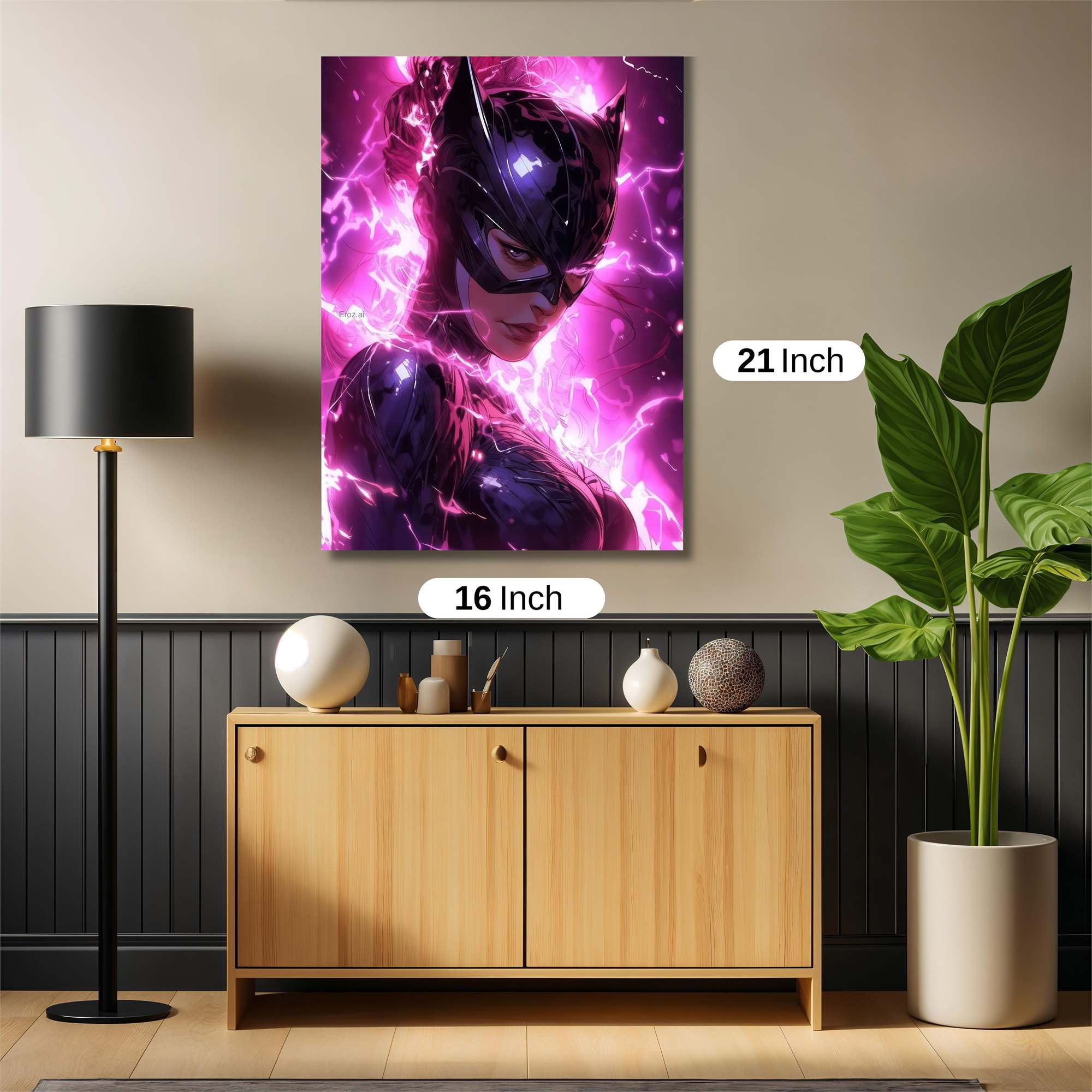 Catwoman Electrifying Safe Wall Magnetic / M