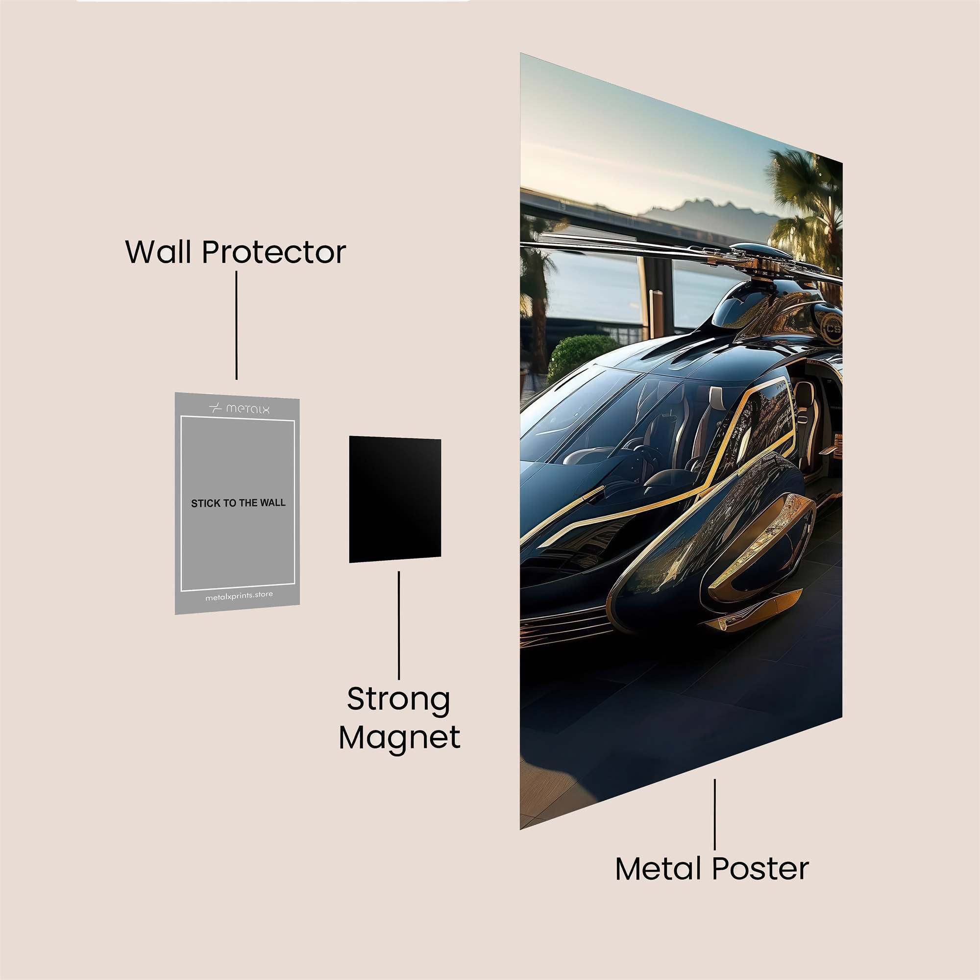 Volocopter Elegant Safe Wall Magnetic / M