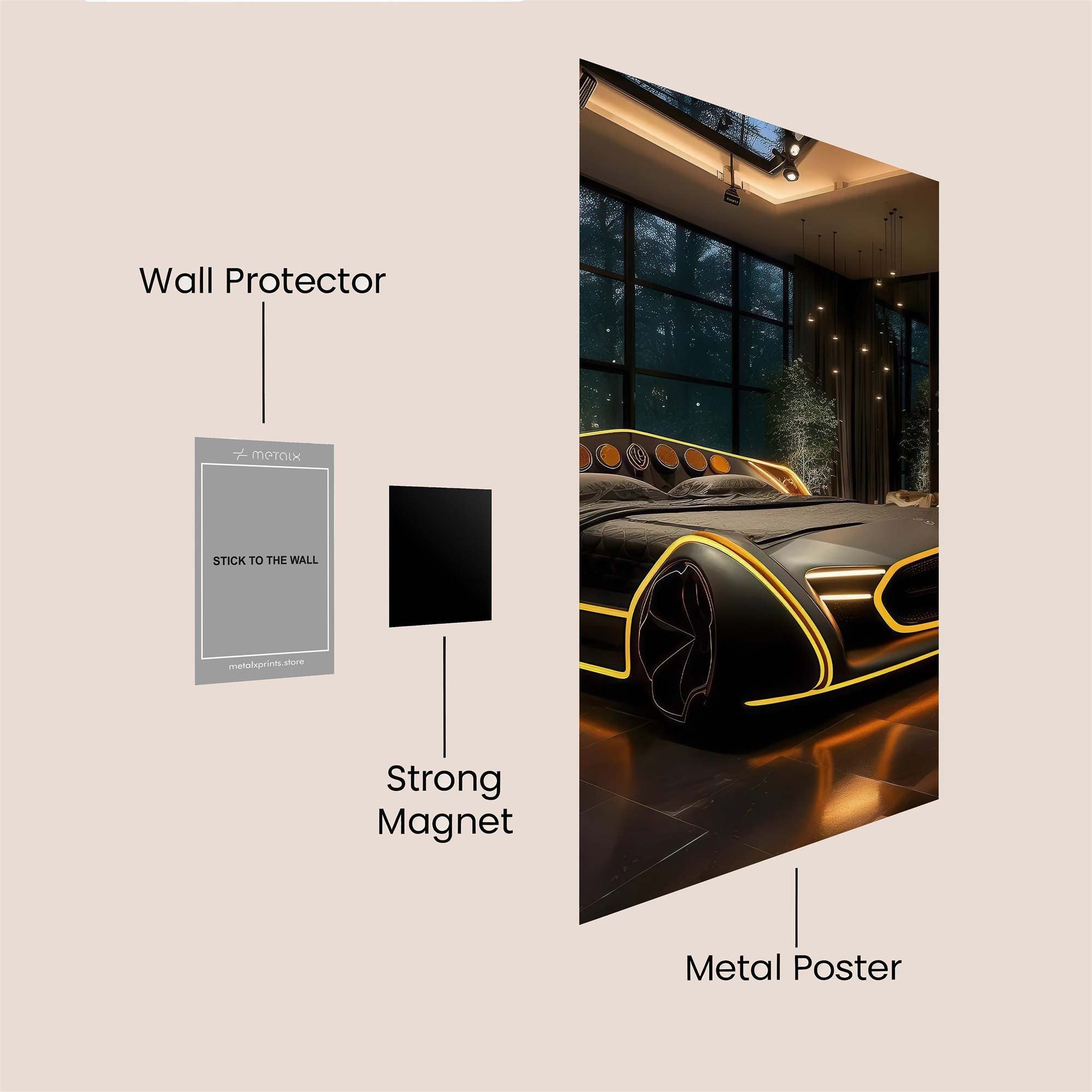 Mercedes Dream Safe Wall Magnetic / M