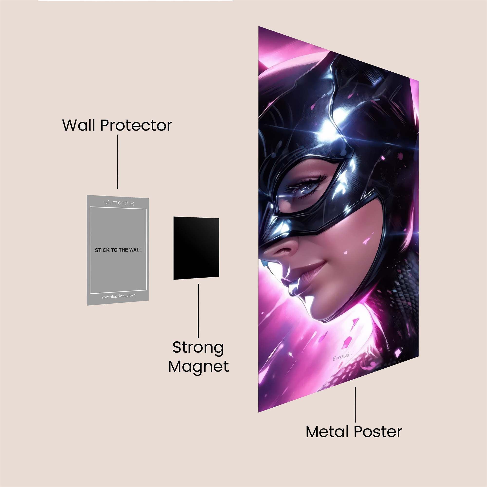 Catwoman Radiant Safe Wall Magnetic / M