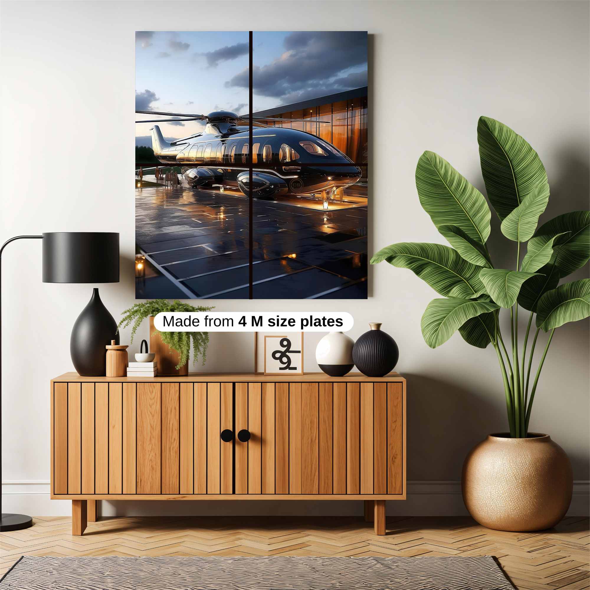 Helicopter Elegance Safe Wall Magnetic / M