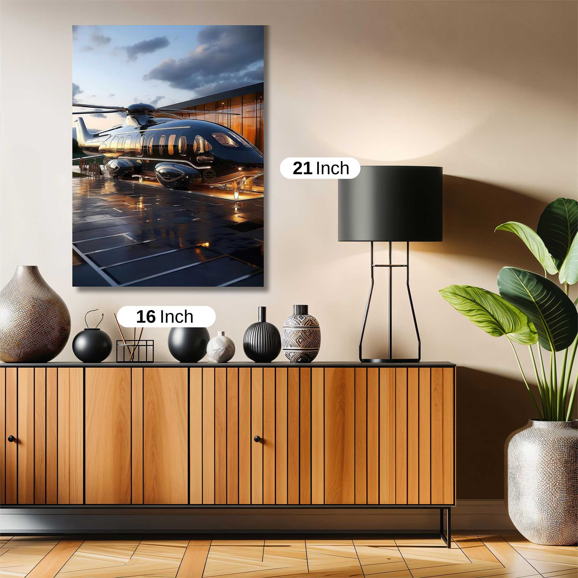 Helicopter Elegance Safe Wall Magnetic / M