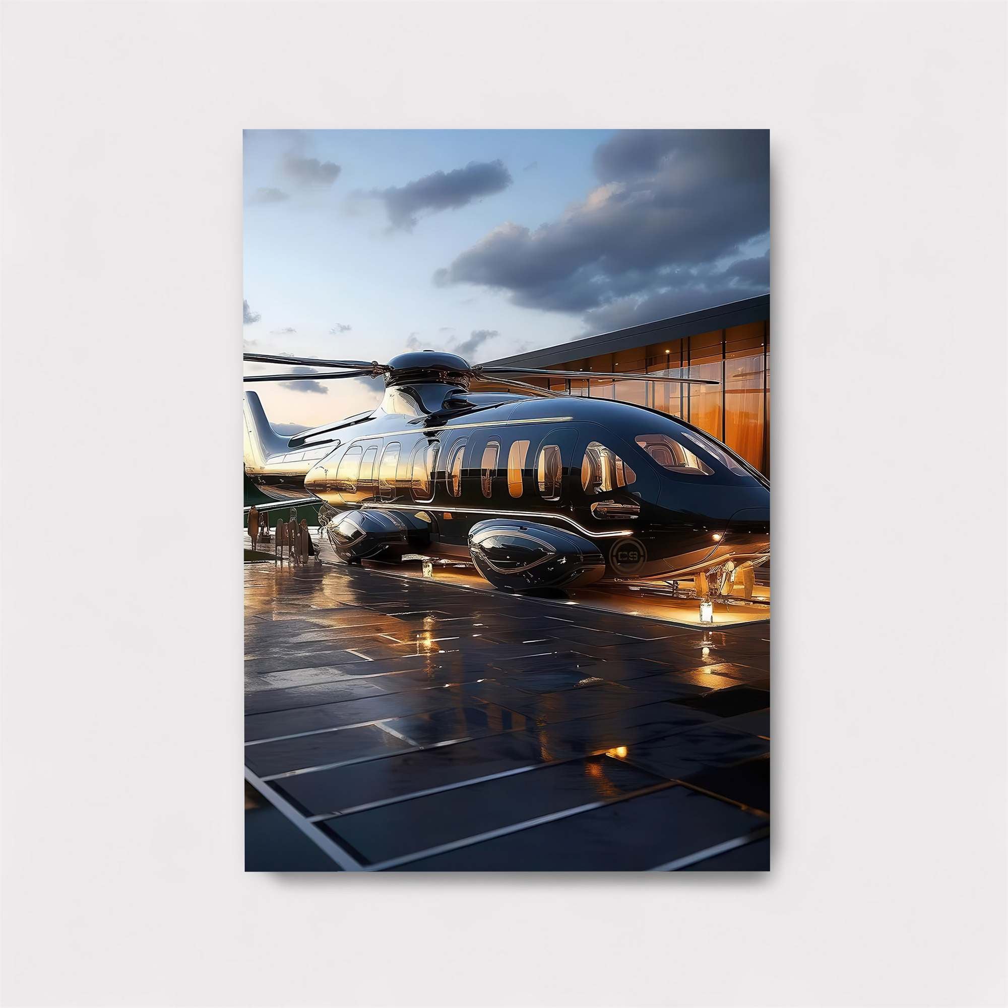 Helicopter Elegance Safe Wall Magnetic / M