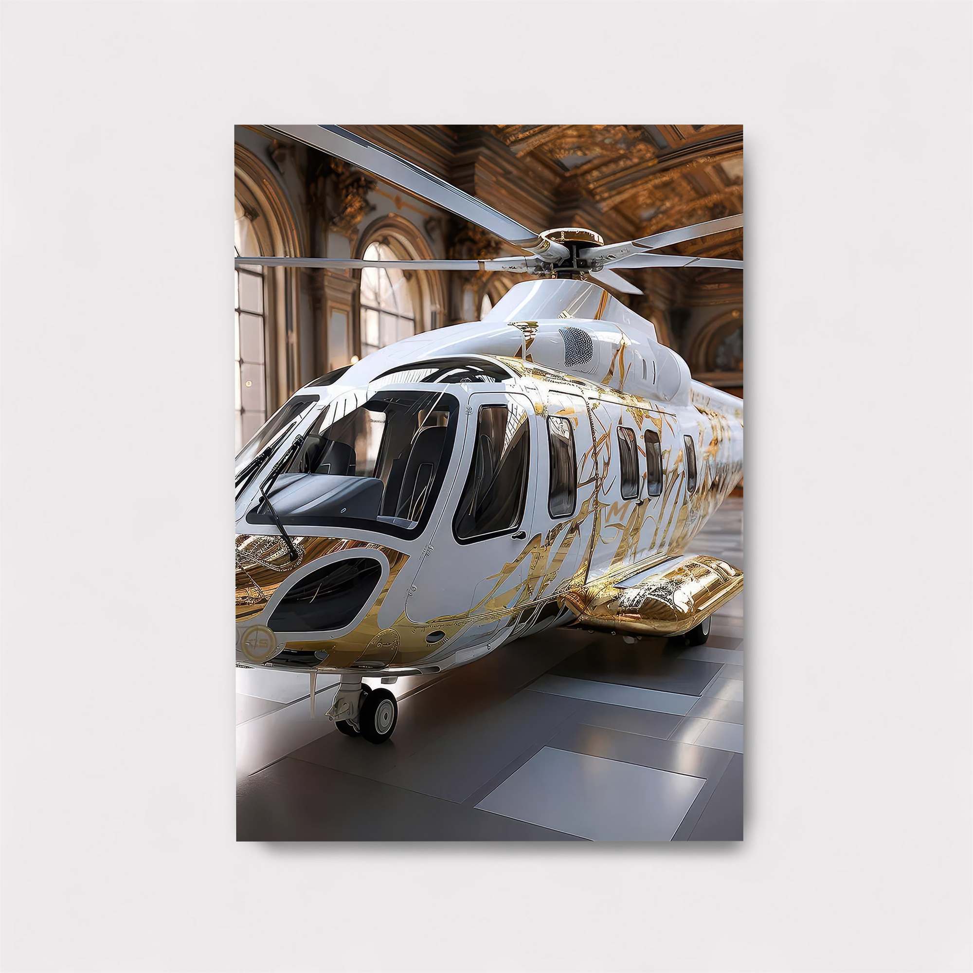 Helicopter Opulence Safe Wall Magnetic / M