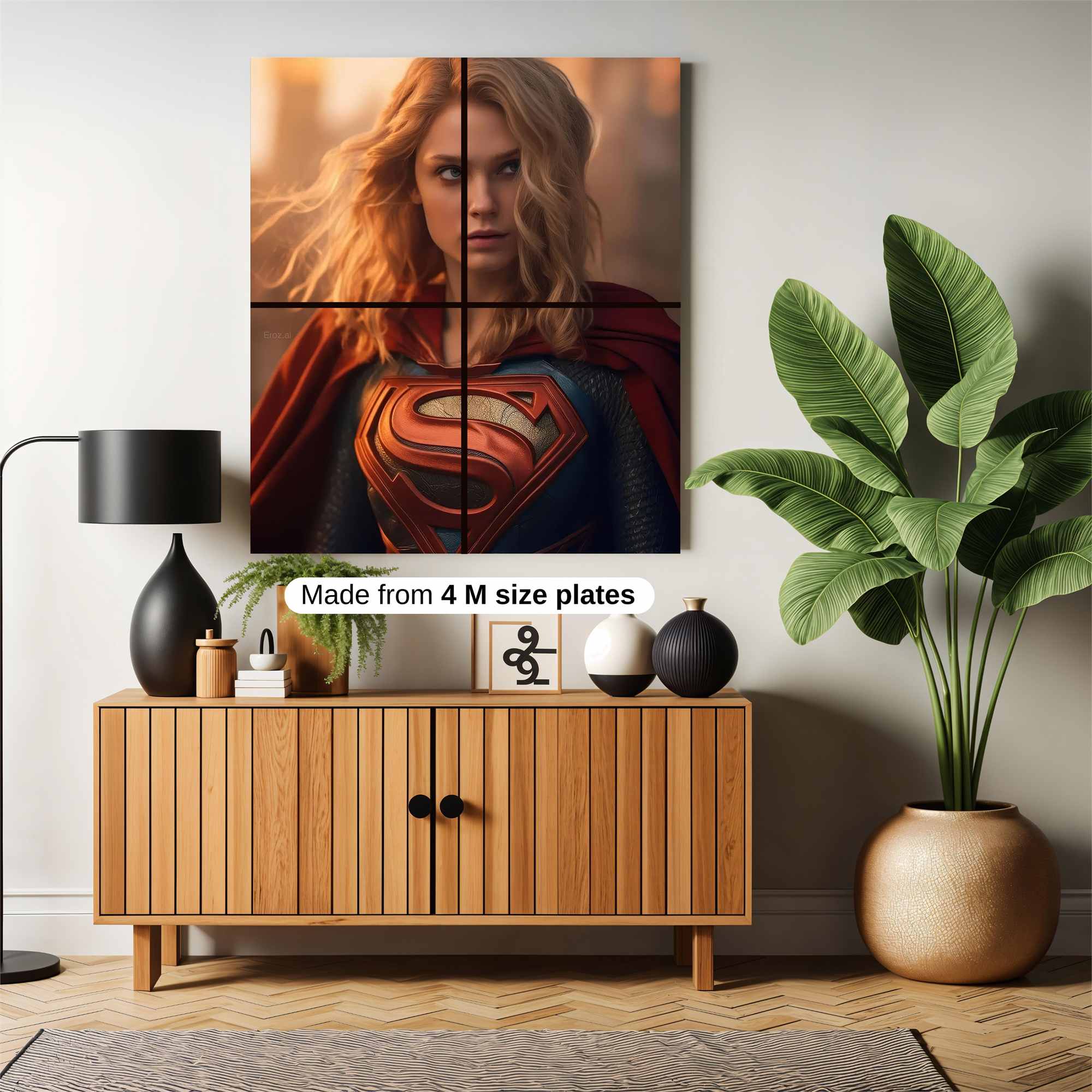 Supergirl Serene Safe Wall Magnetic / M