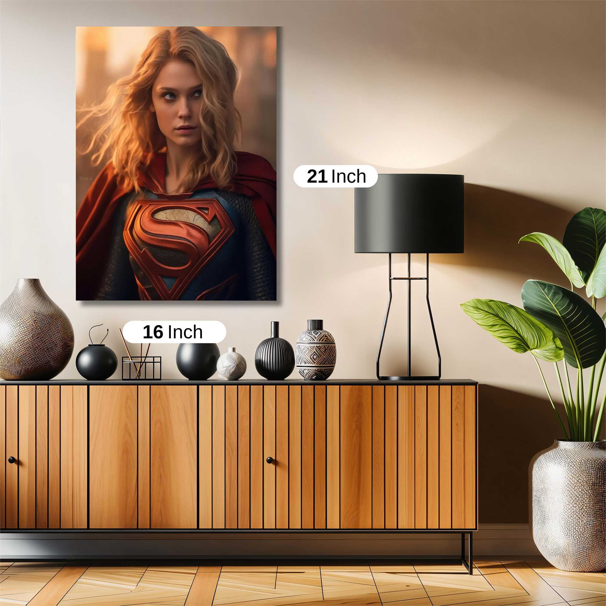 Supergirl Serene Safe Wall Magnetic / M