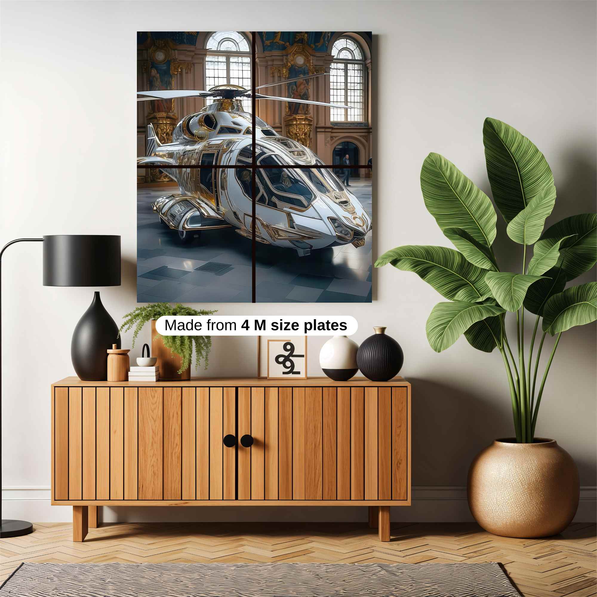 Helicopter Elegance Safe Wall Magnetic / M