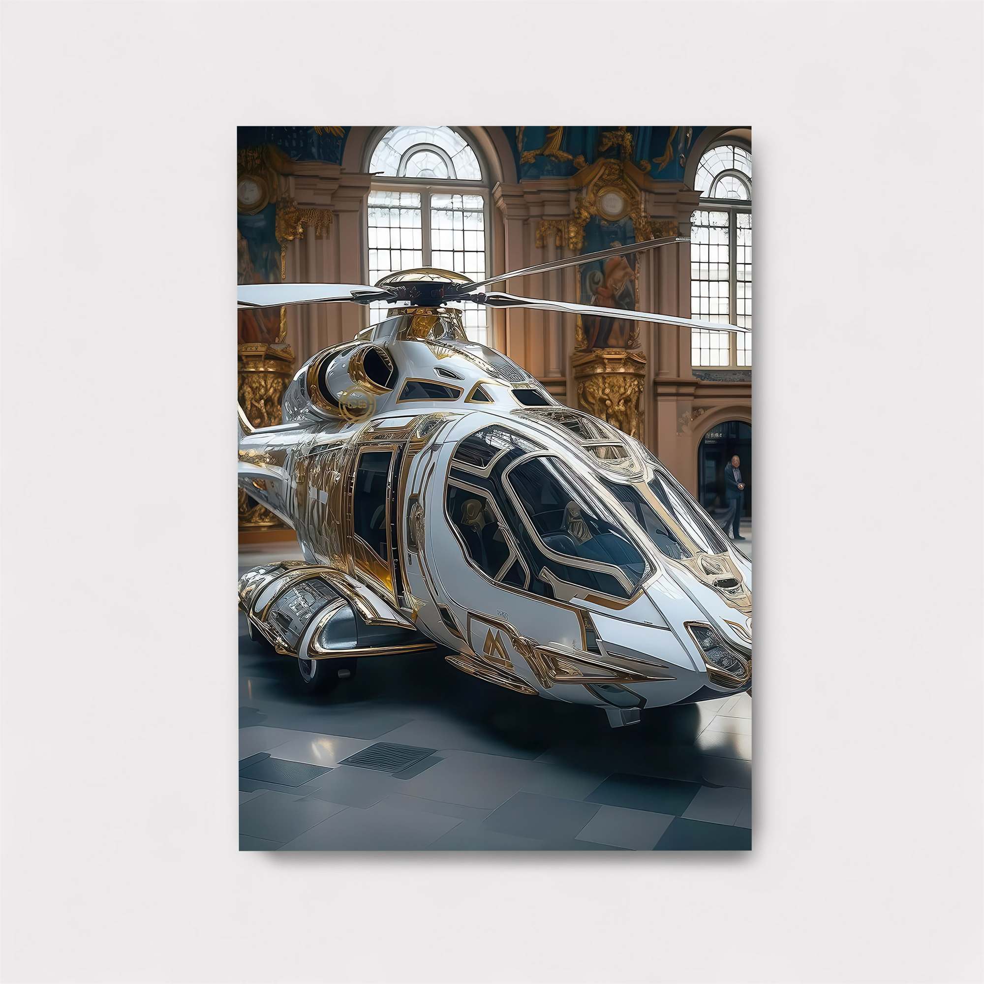Helicopter Elegance Safe Wall Magnetic / M