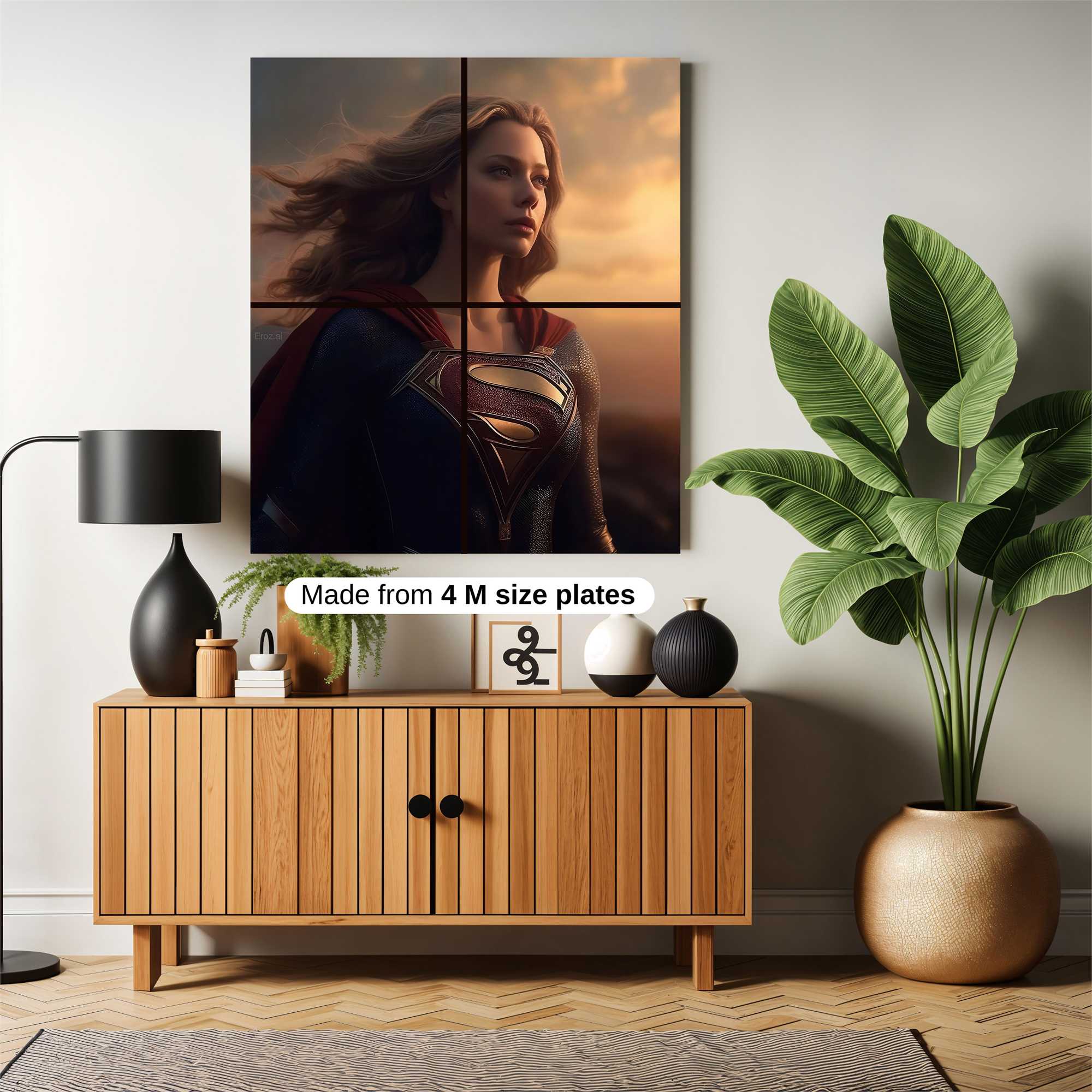 Supergirl Resolute Safe Wall Magnetic / M