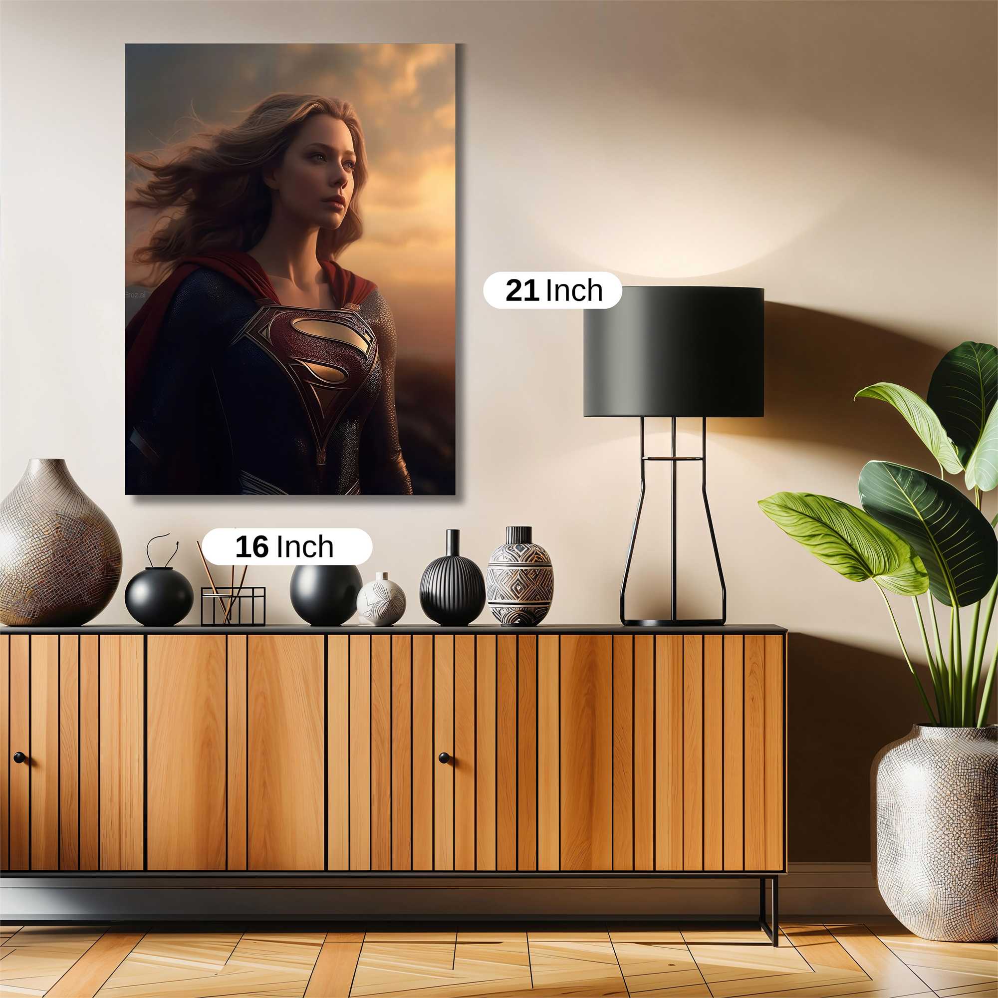 Supergirl Resolute Safe Wall Magnetic / M