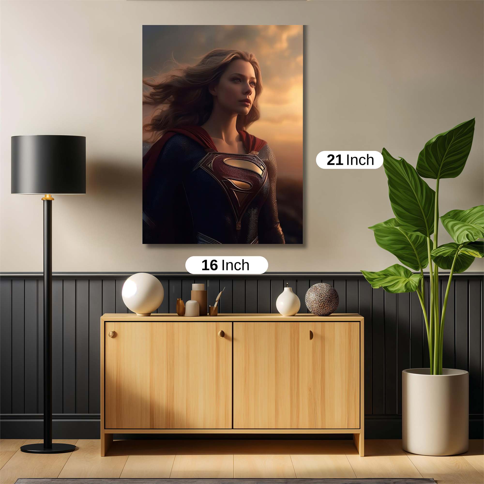 Supergirl Resolute Safe Wall Magnetic / M