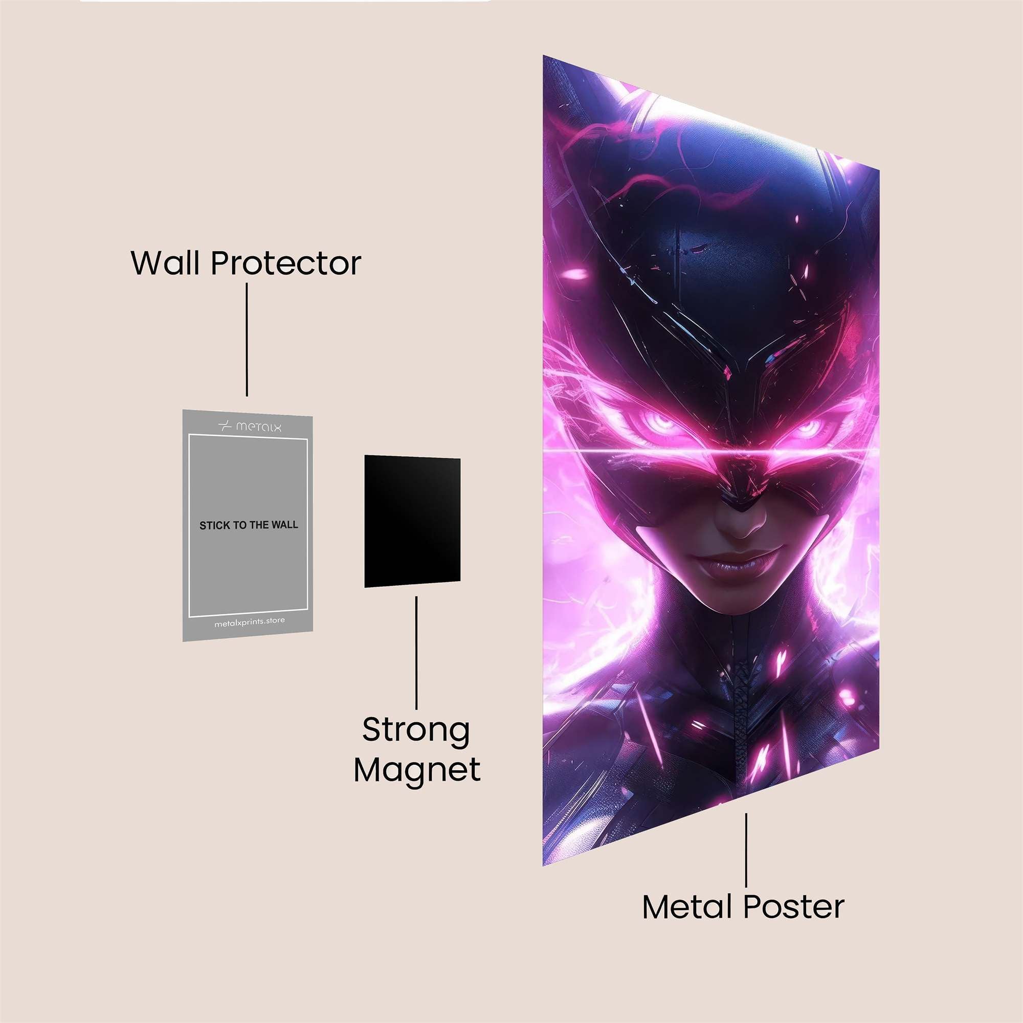 Catwoman Electric Safe Wall Magnetic / M