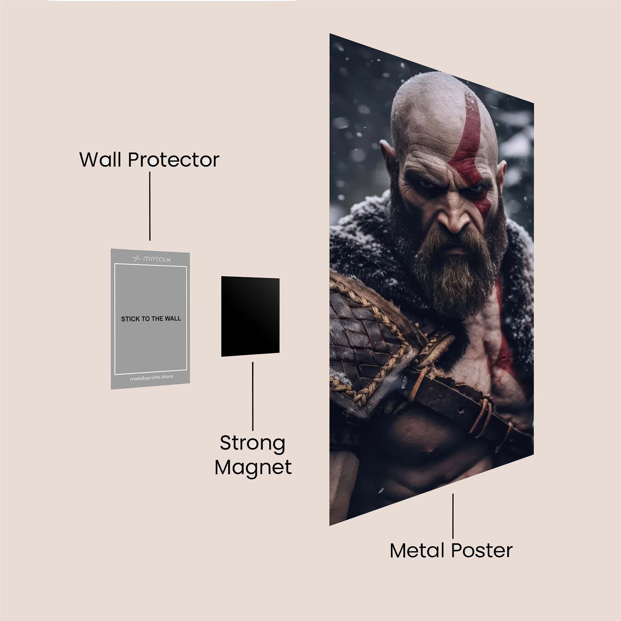 Kratos Resolute Safe Wall Magnetic / M