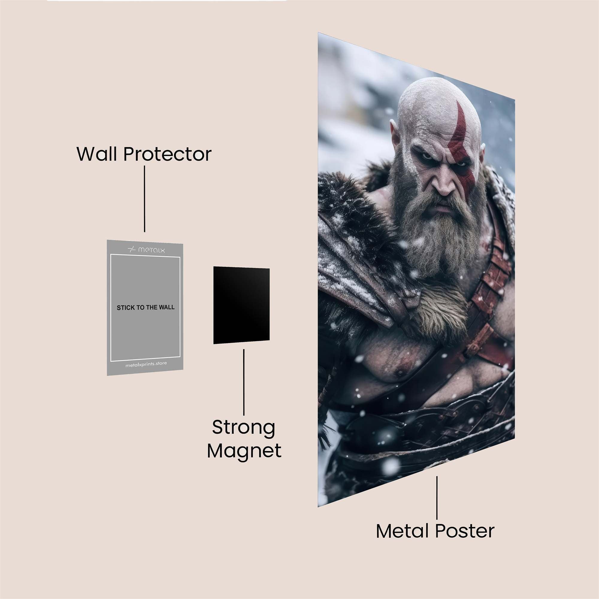 Kratos Resolute Safe Wall Magnetic / M